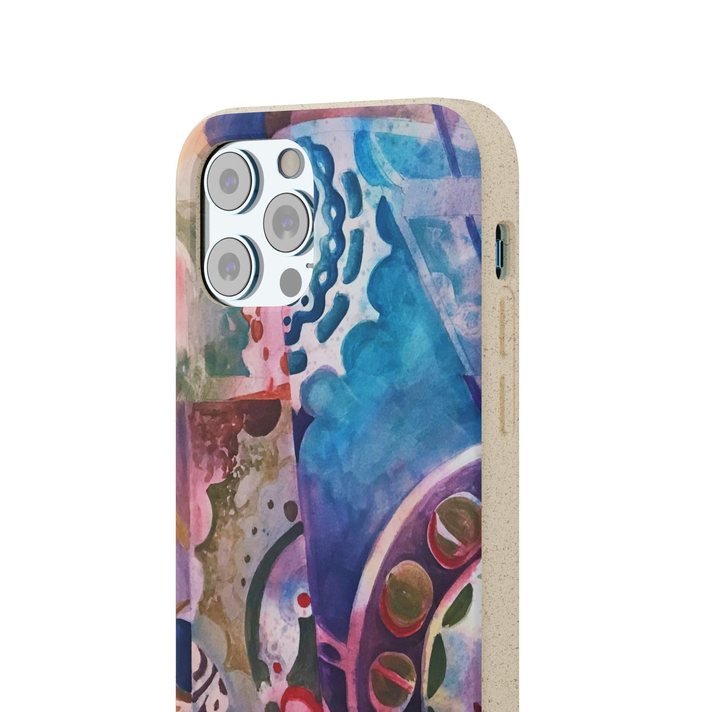 Biodegradable Phone Case with 'Kaleidoscope' Abstract Original Artwork by Barbara Cleary