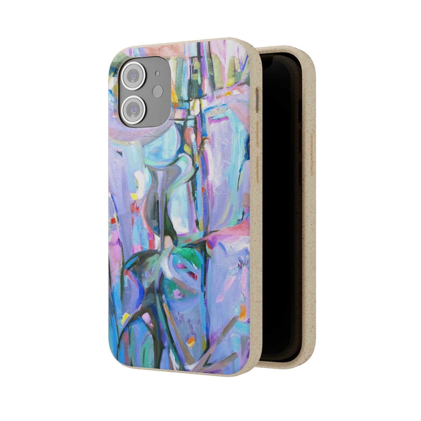 Biodegradable Phone Case with 'Passages' Abstract Original Artwork by Barbara Cleary