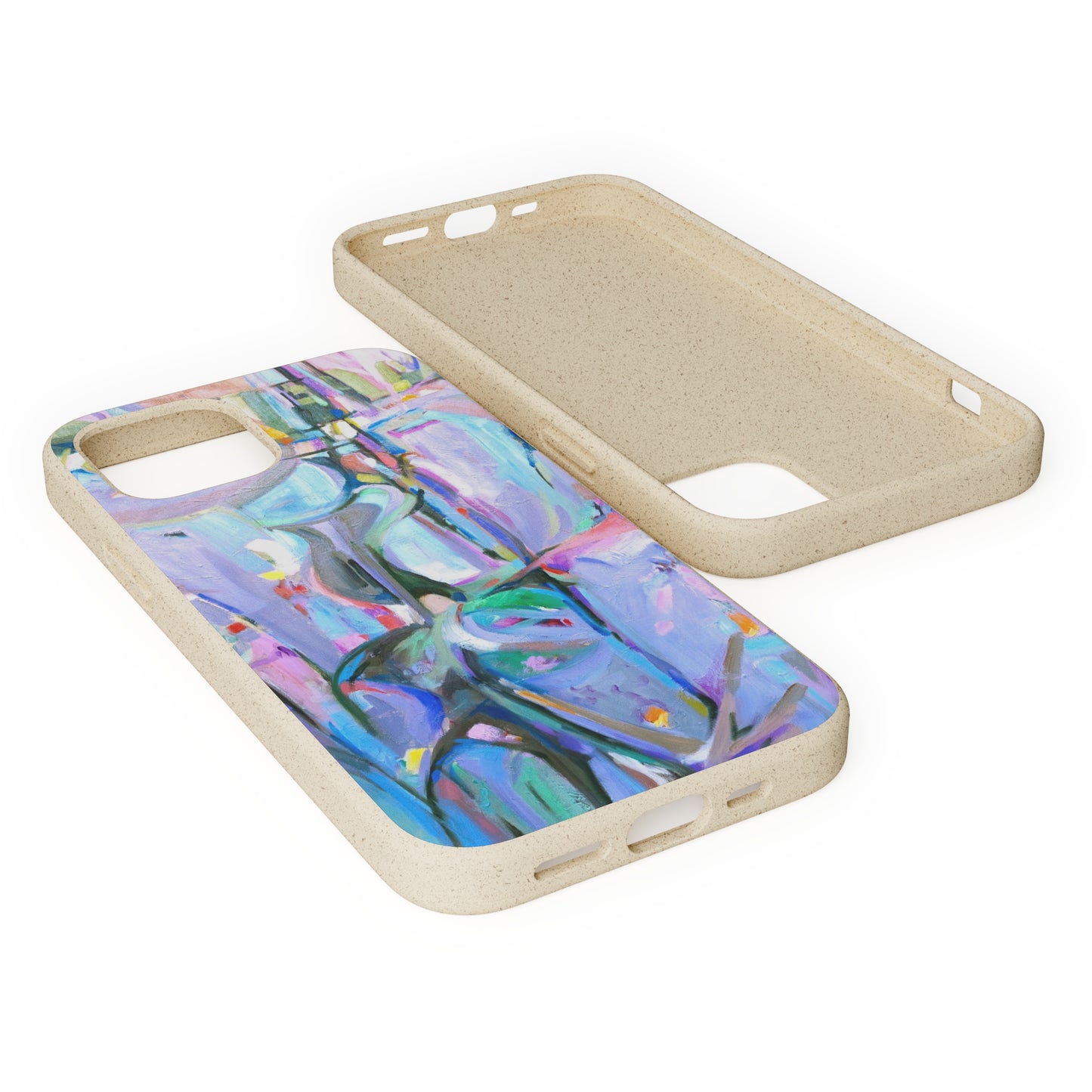 Biodegradable Phone Case with 'Passages' Abstract Original Artwork by Barbara Cleary