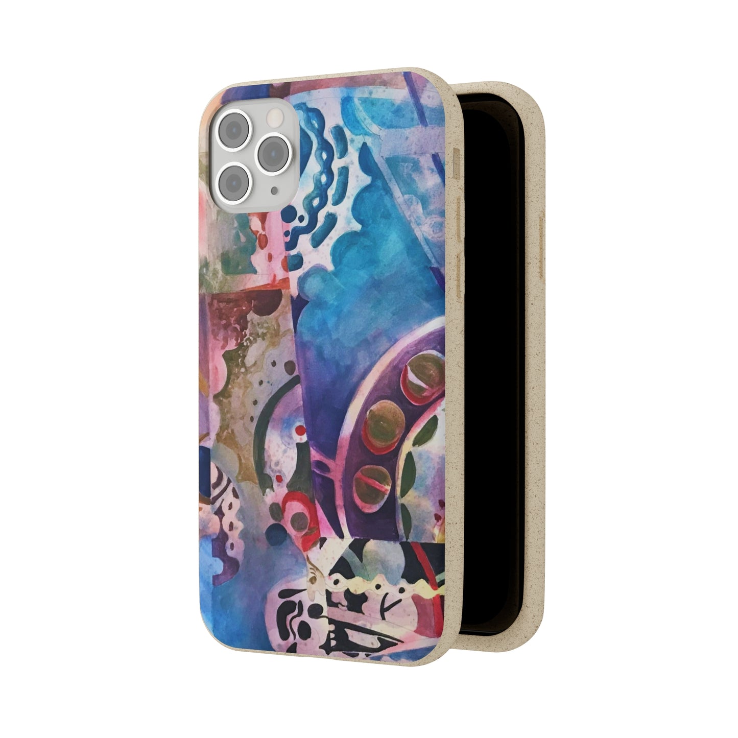 Biodegradable Phone Case with 'Kaleidoscope' Abstract Original Artwork by Barbara Cleary