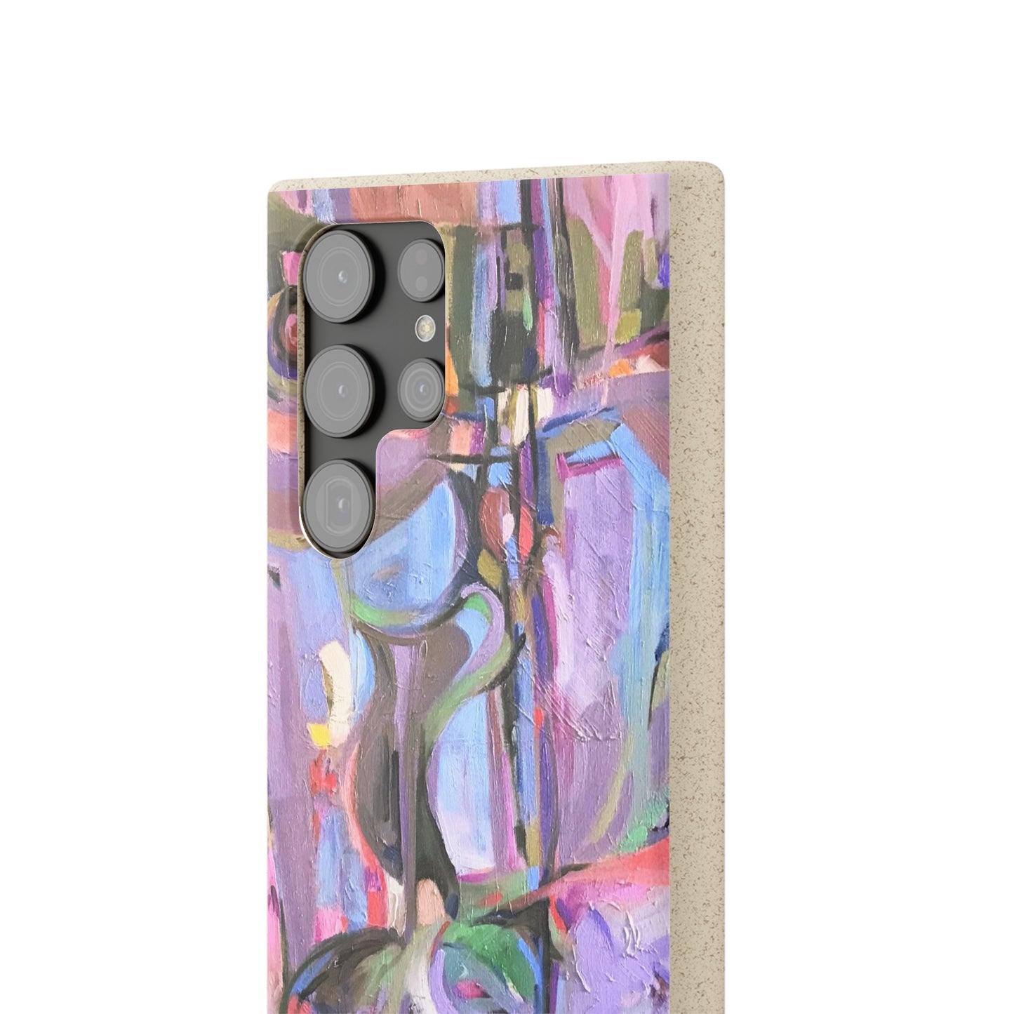 Biodegradable Phone Case with 'Passages' Abstract Original Artwork by Barbara Cleary