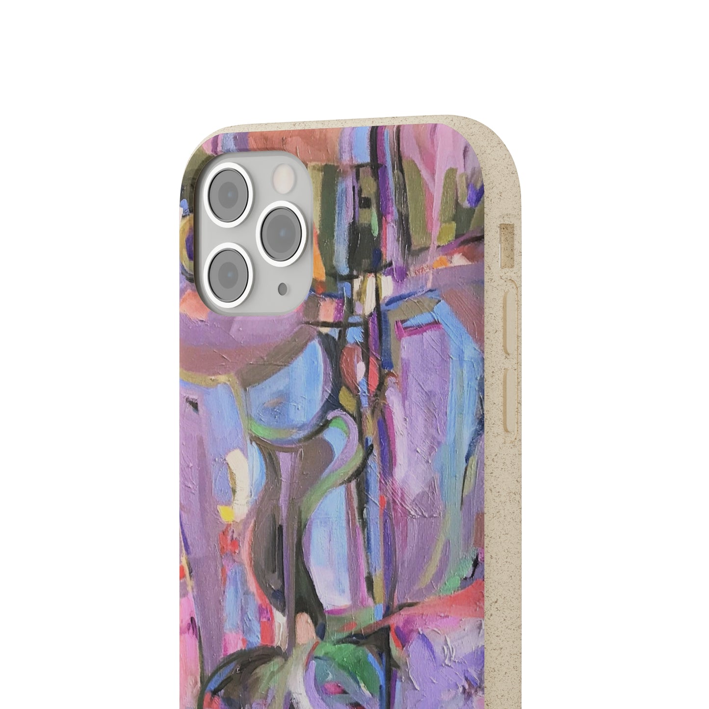 Biodegradable Phone Case with 'Passages' Abstract Original Artwork by Barbara Cleary