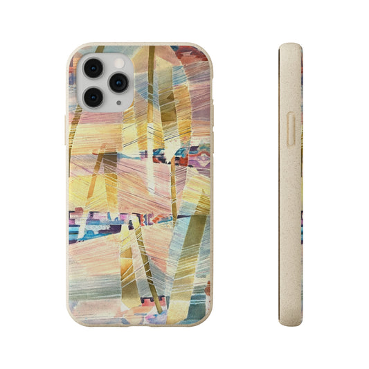 Biodegradable Phone Case with 'Loom Series' Abstract Original Artwork by Barbara Cleary