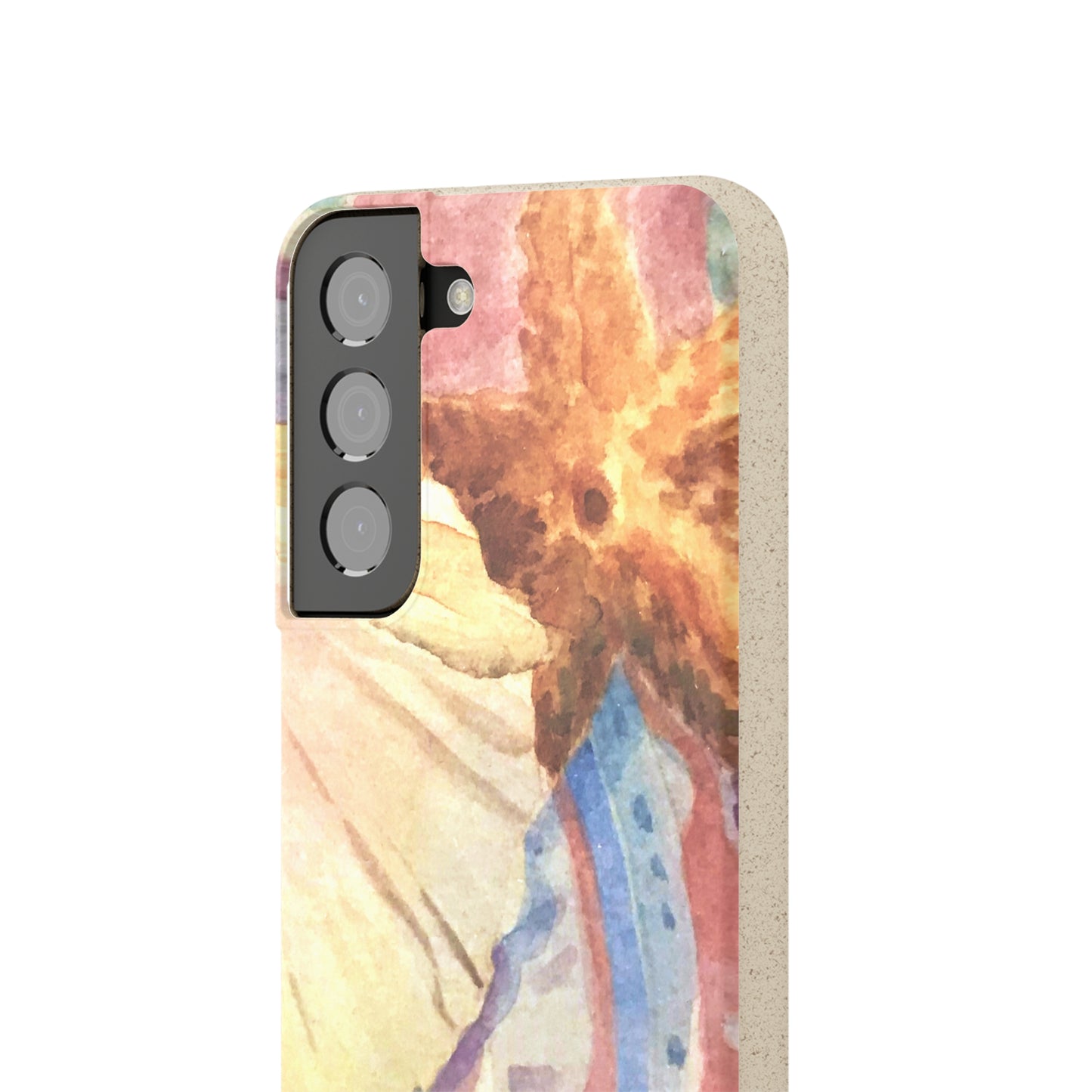 Biodegradable Phone Case with 'Treasures of the Tide' Watercolor Original Artwork by Barbara Cleary