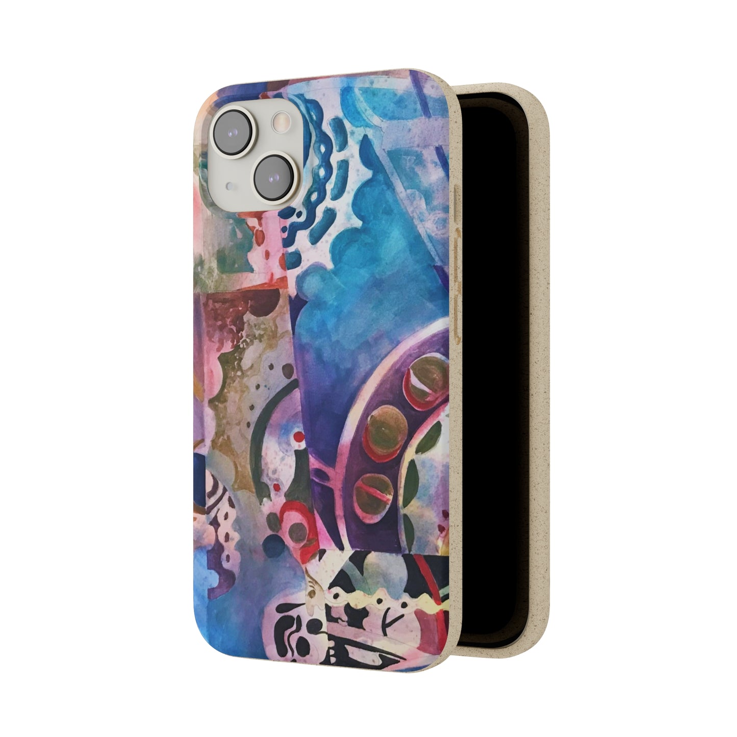 Biodegradable Phone Case with 'Kaleidoscope' Abstract Original Artwork by Barbara Cleary