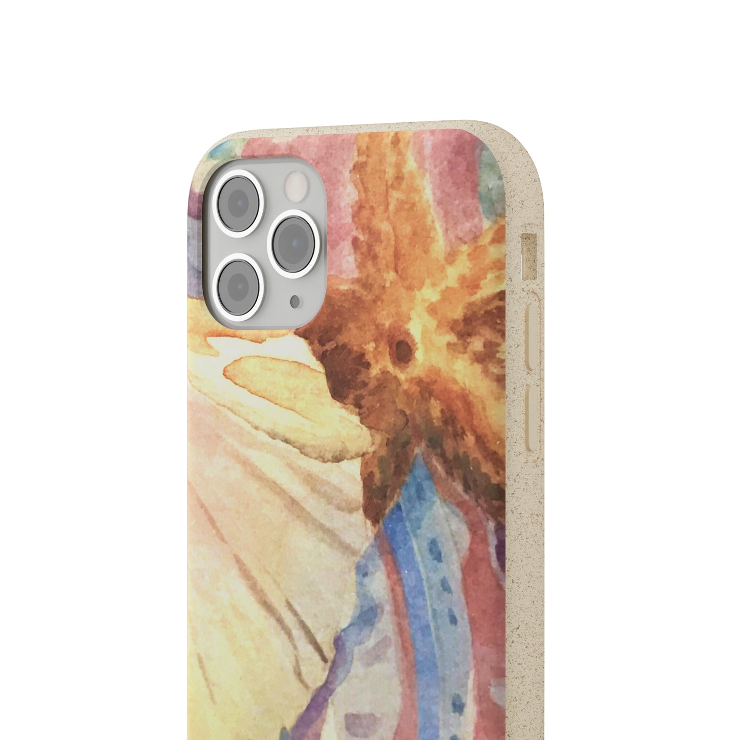 Biodegradable Phone Case with 'Treasures of the Tide' Watercolor Original Artwork by Barbara Cleary