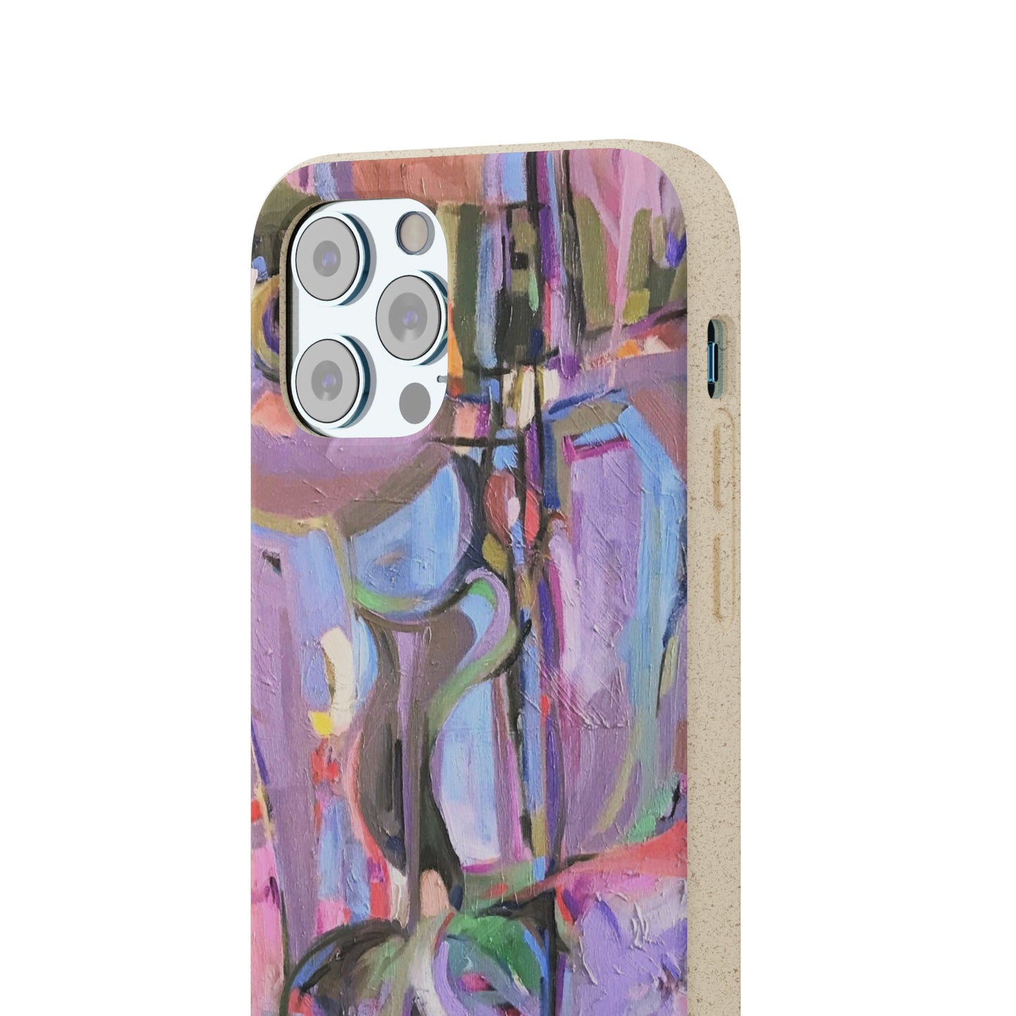 Biodegradable Phone Case with 'Passages' Abstract Original Artwork by Barbara Cleary