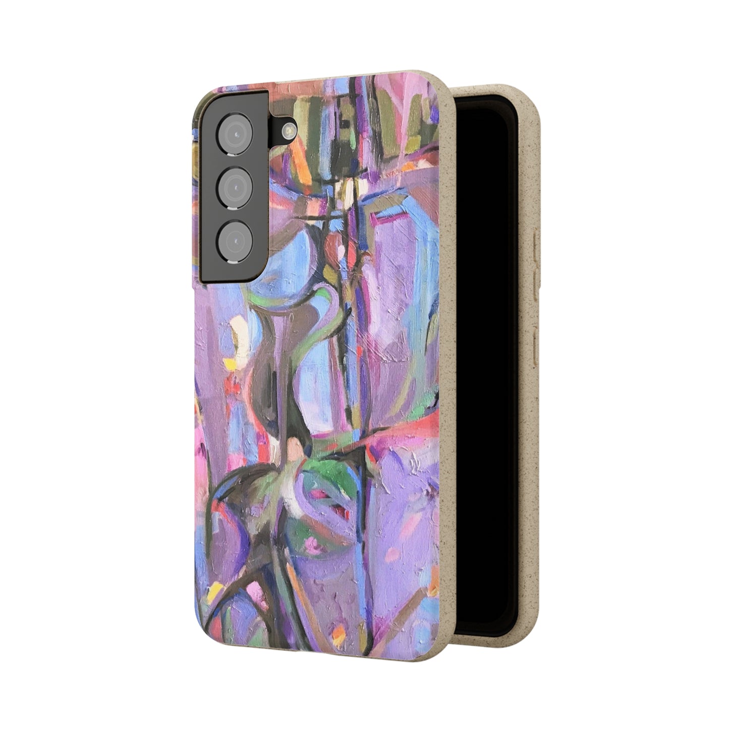 Biodegradable Phone Case with 'Passages' Abstract Original Artwork by Barbara Cleary