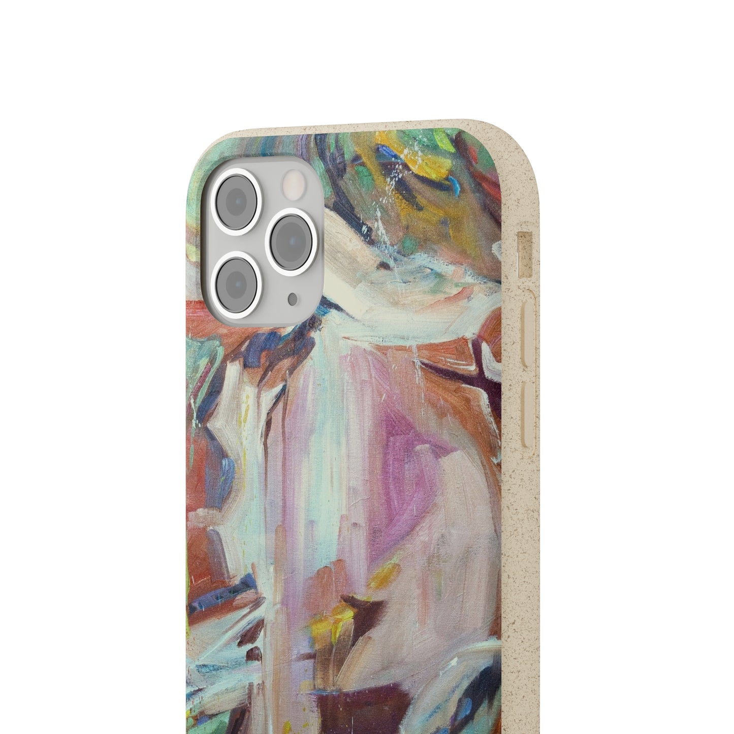 Biodegradable Phone Case with 'All Seasons' Abstract Original Artwork by Barbara Cleary