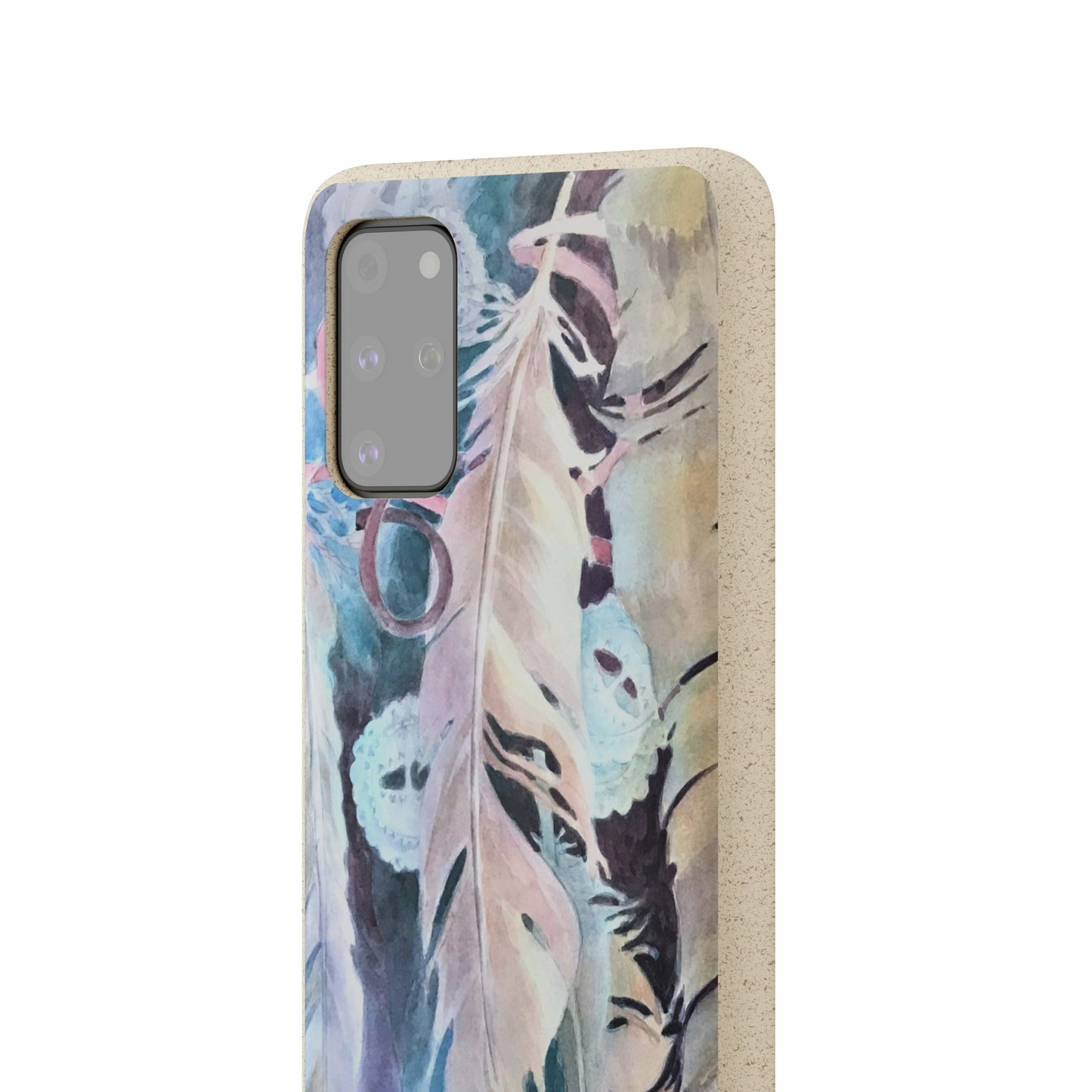 Biodegradable Phone Case with 'Conchos' Watercolor Original Artwork by Barbara Cleary