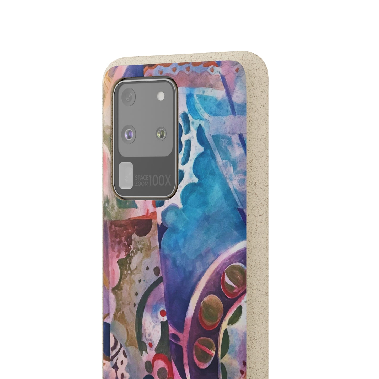 Biodegradable Phone Case with 'Kaleidoscope' Abstract Original Artwork by Barbara Cleary