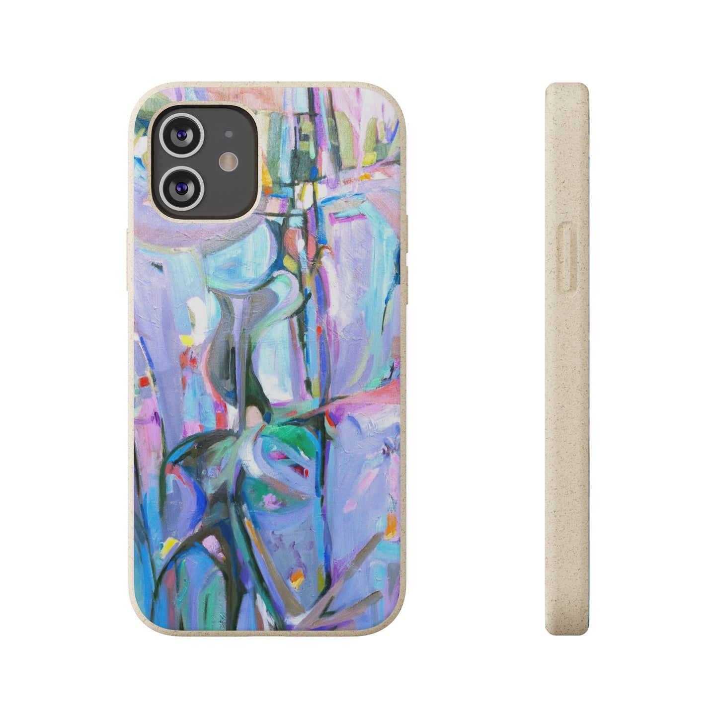 Biodegradable Phone Case with 'Passages' Abstract Original Artwork by Barbara Cleary