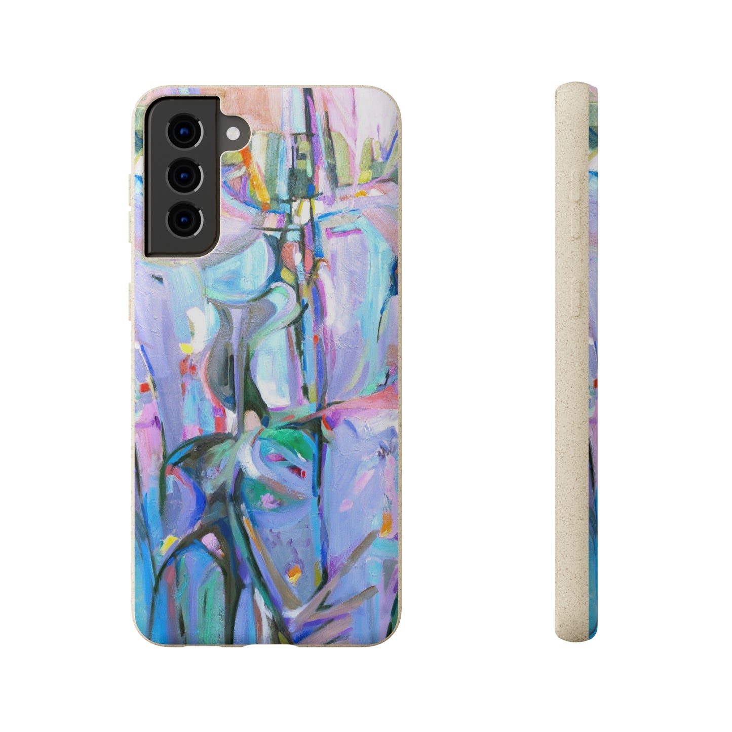 Biodegradable Phone Case with 'Passages' Abstract Original Artwork by Barbara Cleary