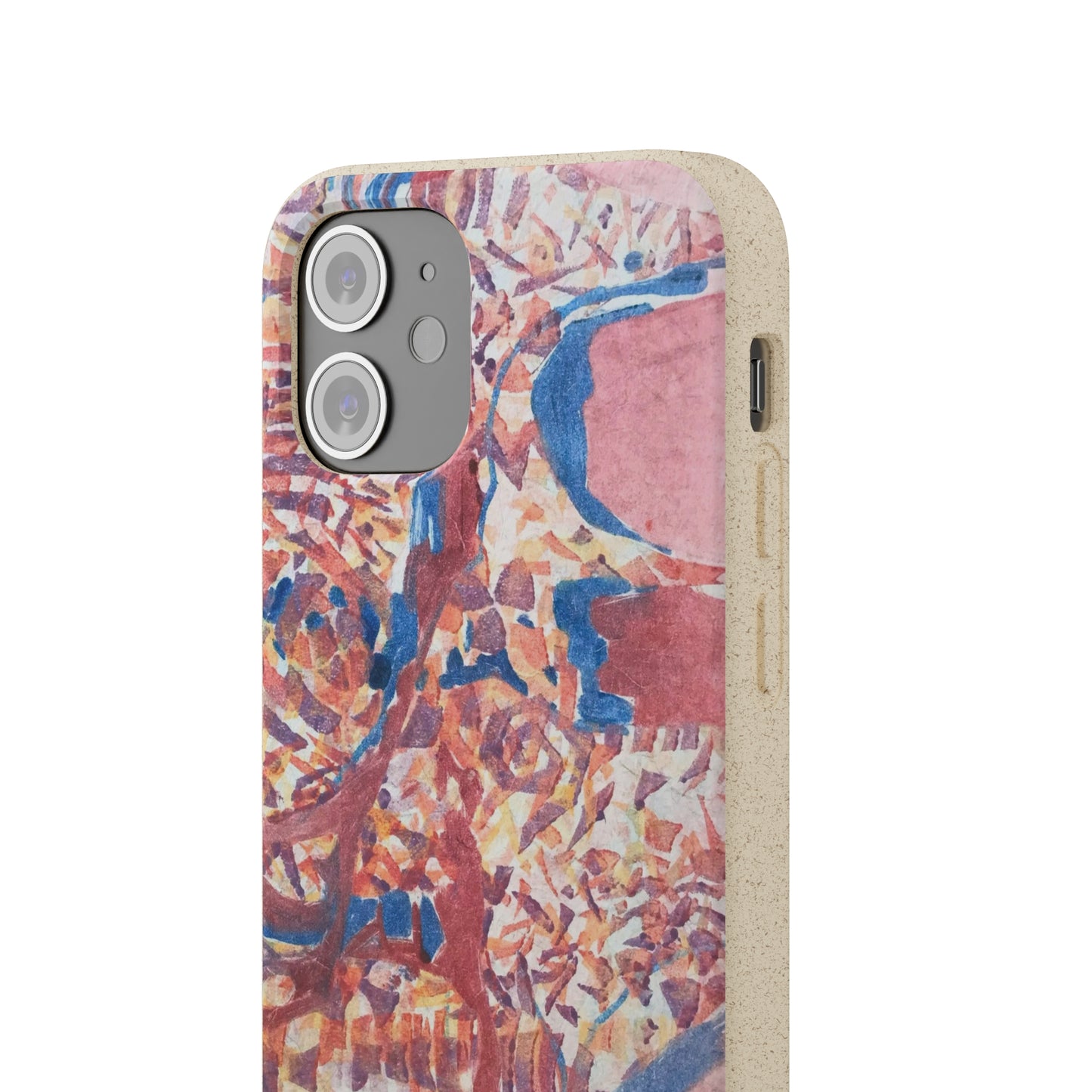 Biodegradable Phone Case with 'Abstract Fusion' Abstract Original Artwork by Barbara Cleary