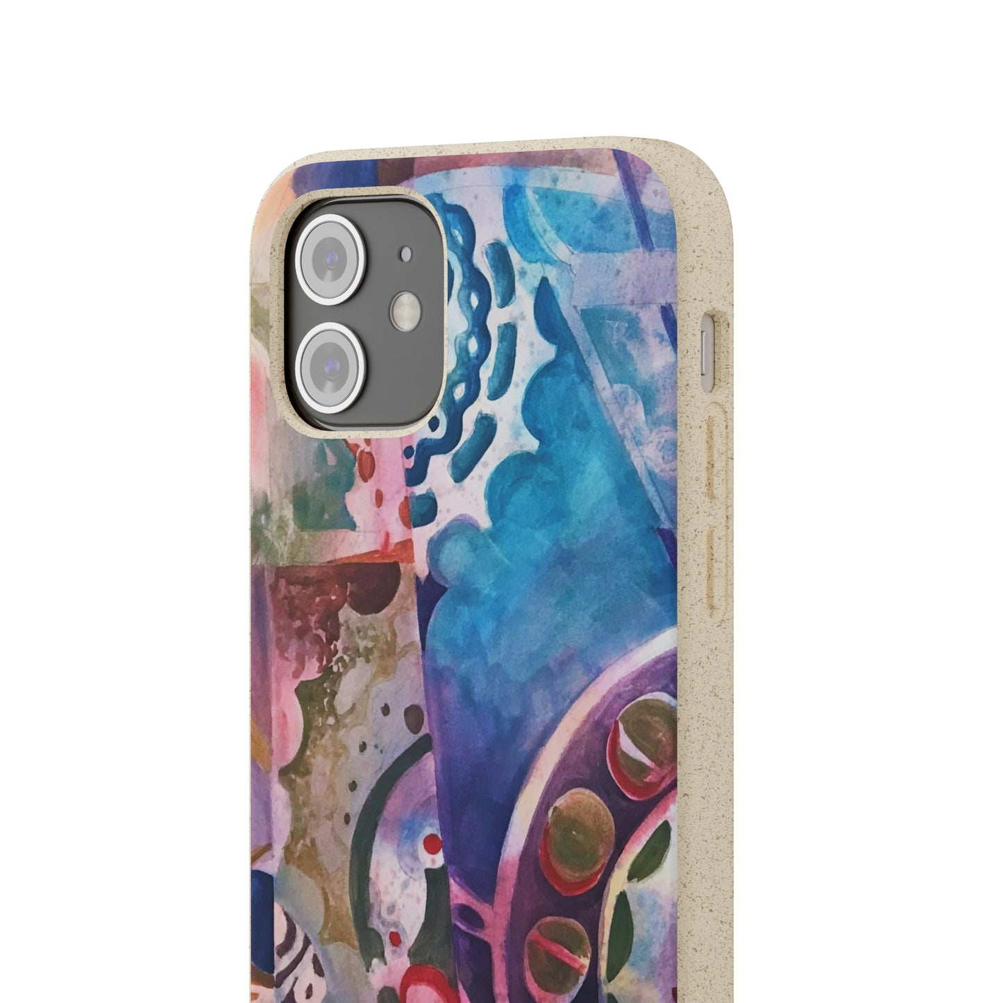 Biodegradable Phone Case with 'Kaleidoscope' Abstract Original Artwork by Barbara Cleary