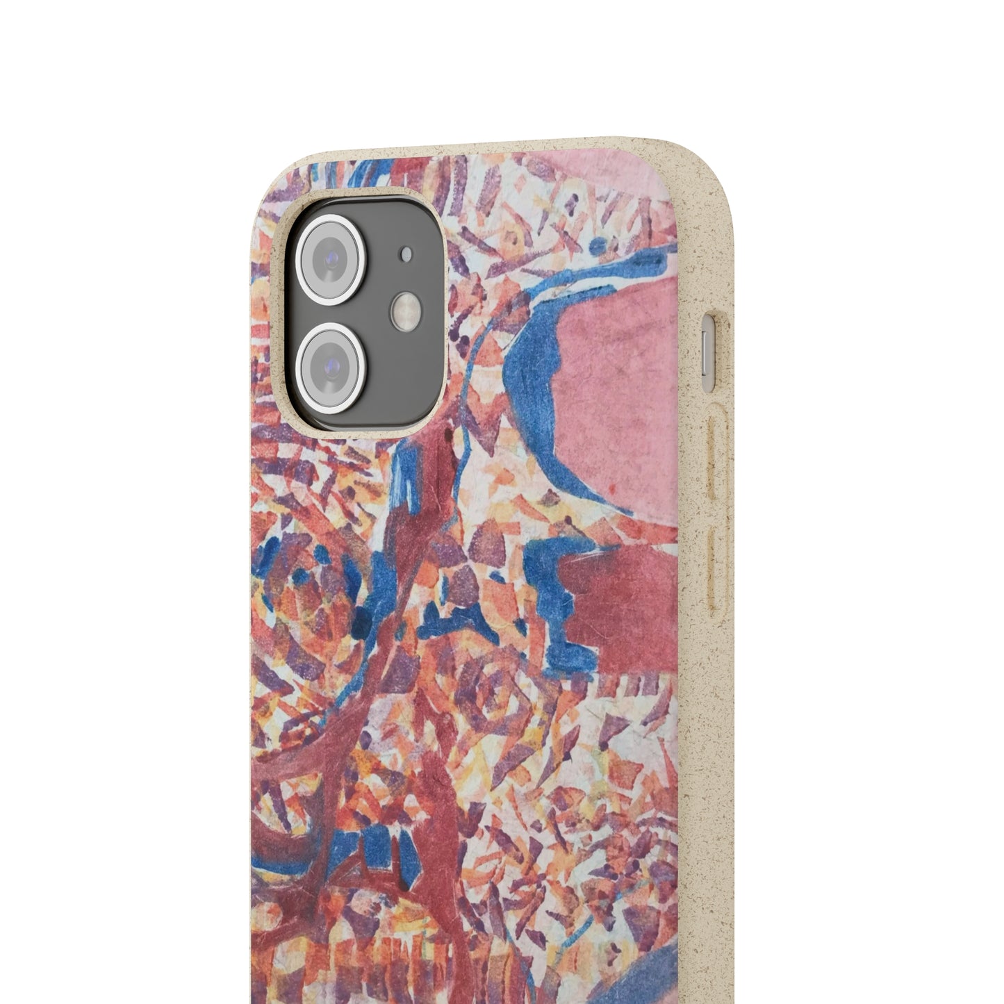 Biodegradable Phone Case with 'Abstract Fusion' Abstract Original Artwork by Barbara Cleary