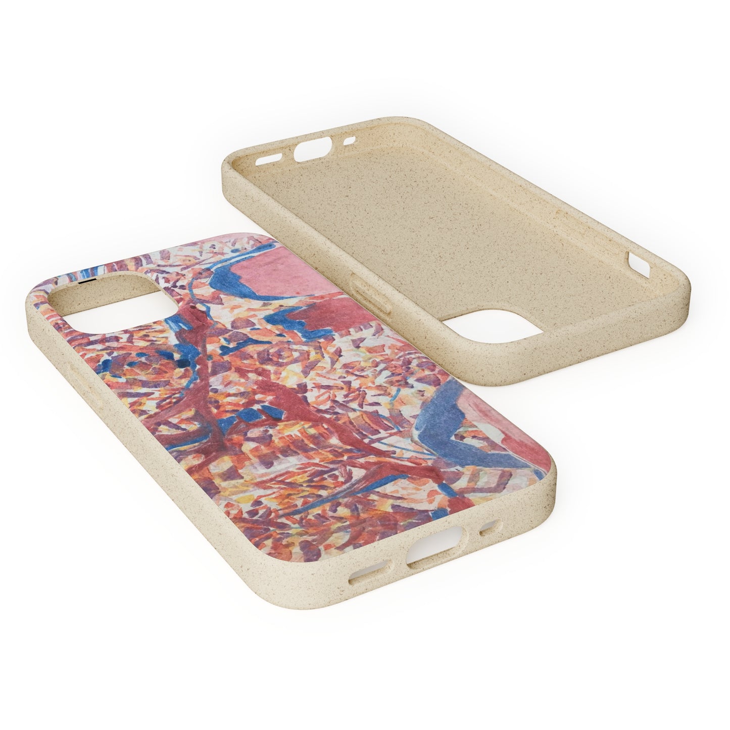 Biodegradable Phone Case with 'Abstract Fusion' Abstract Original Artwork by Barbara Cleary