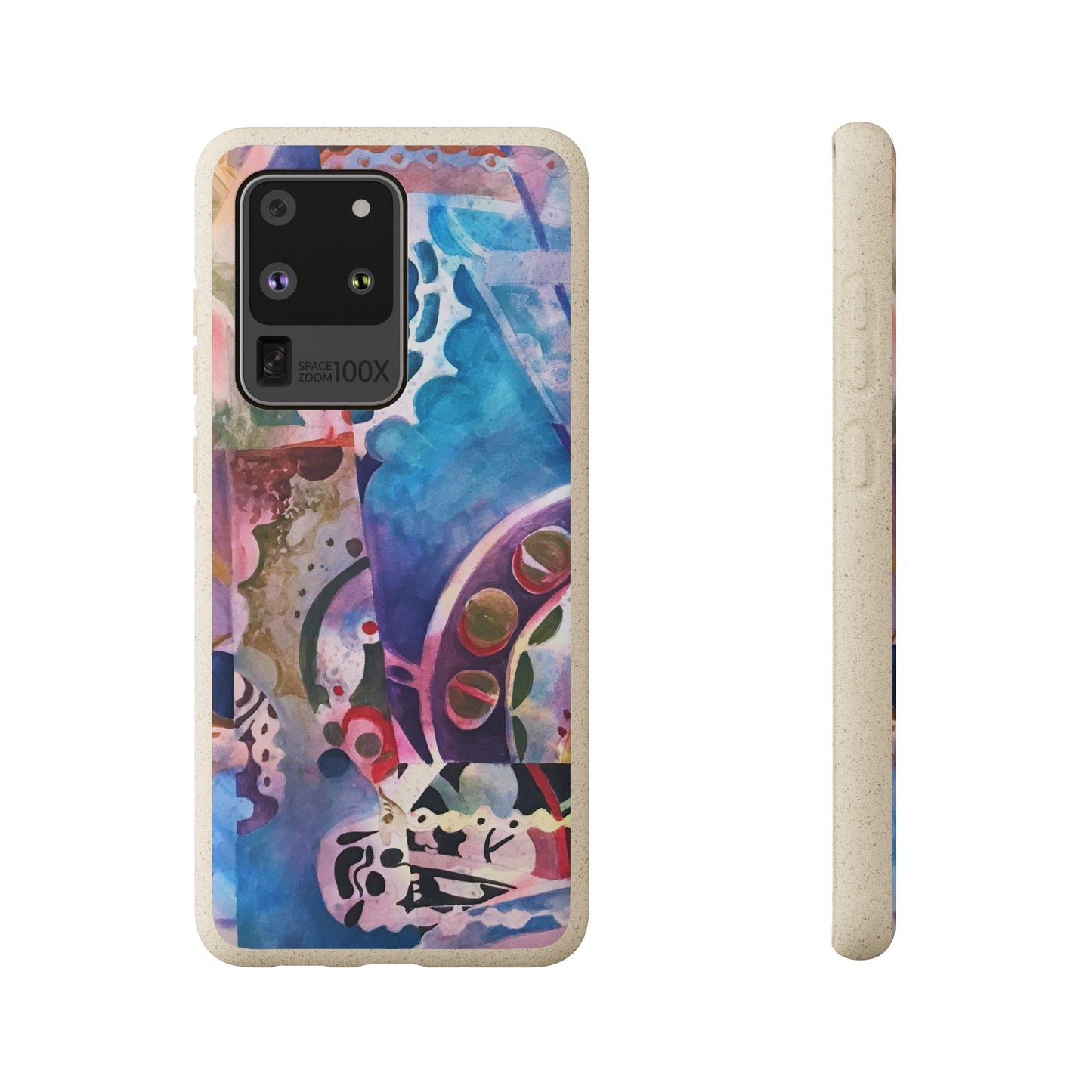 Biodegradable Phone Case with 'Kaleidoscope' Abstract Original Artwork by Barbara Cleary