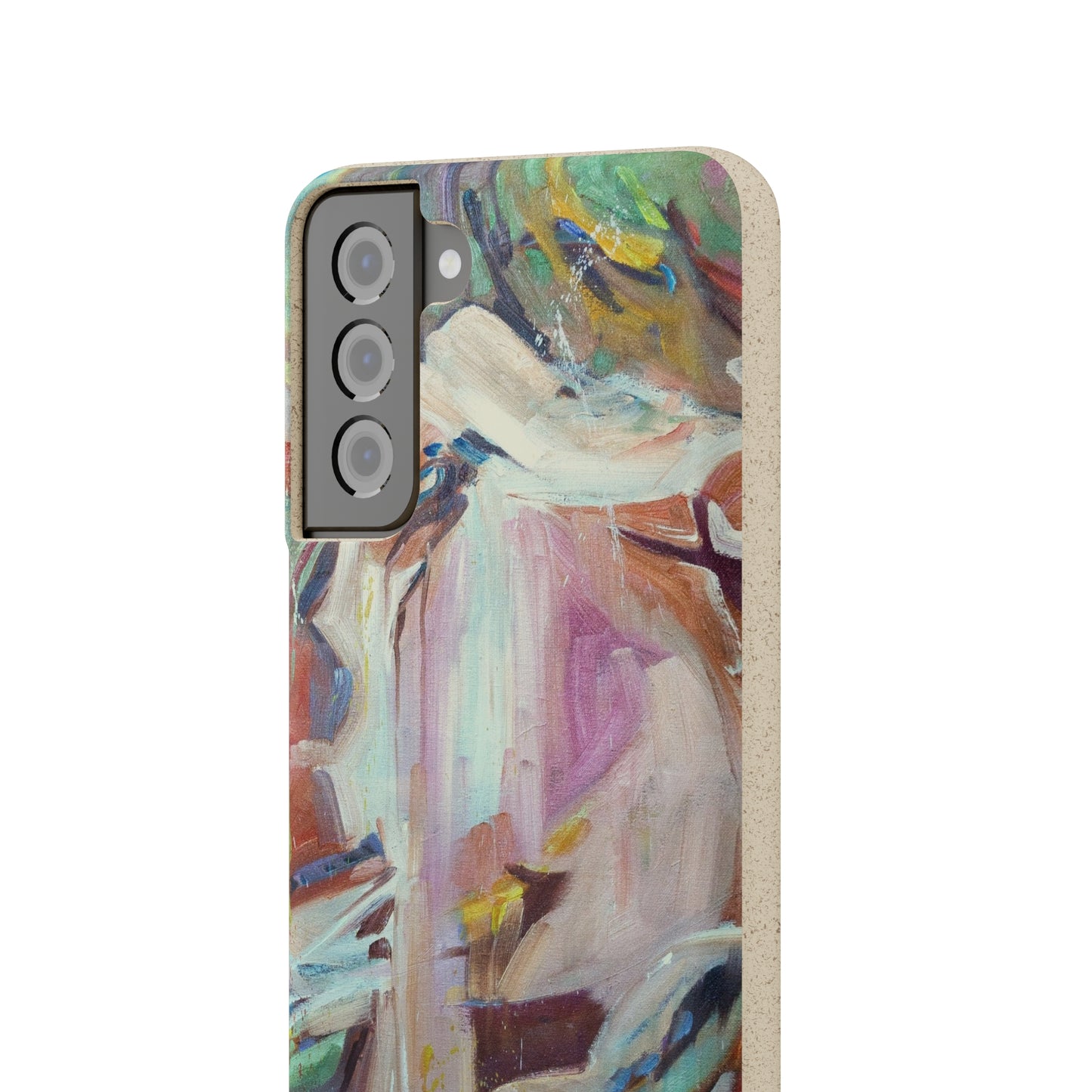 Biodegradable Phone Case with 'All Seasons' Abstract Original Artwork by Barbara Cleary