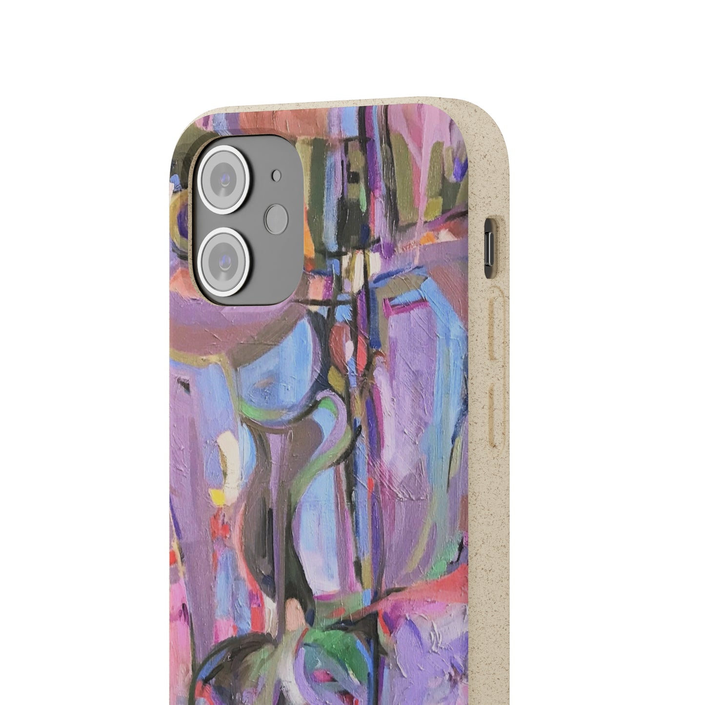 Biodegradable Phone Case with 'Passages' Abstract Original Artwork by Barbara Cleary