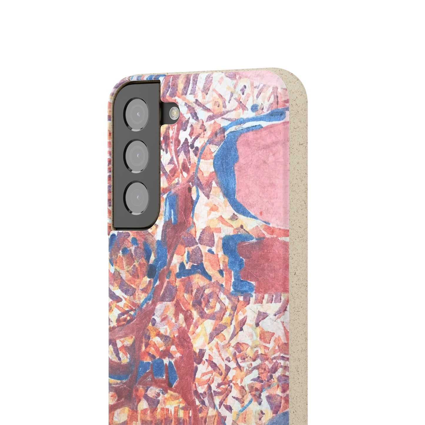 Biodegradable Phone Case with 'Abstract Fusion' Abstract Original Artwork by Barbara Cleary