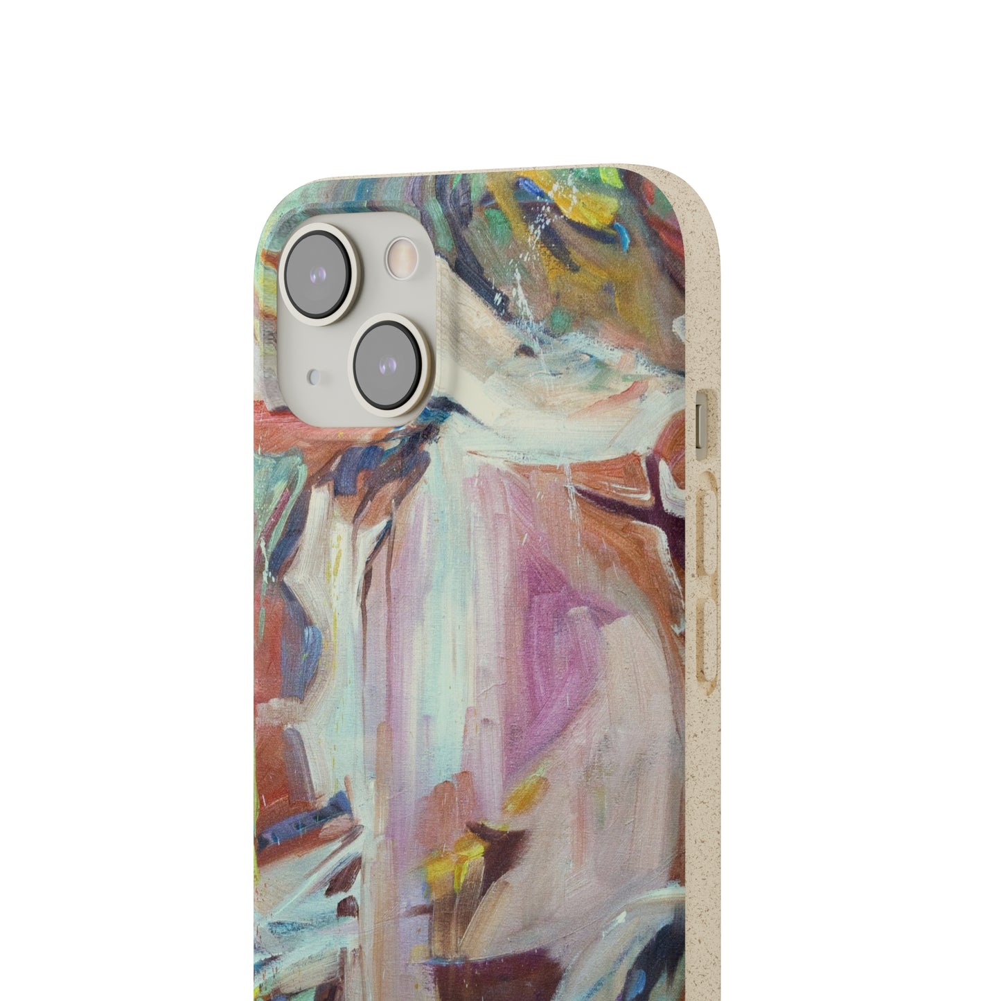 Biodegradable Phone Case with 'All Seasons' Abstract Original Artwork by Barbara Cleary