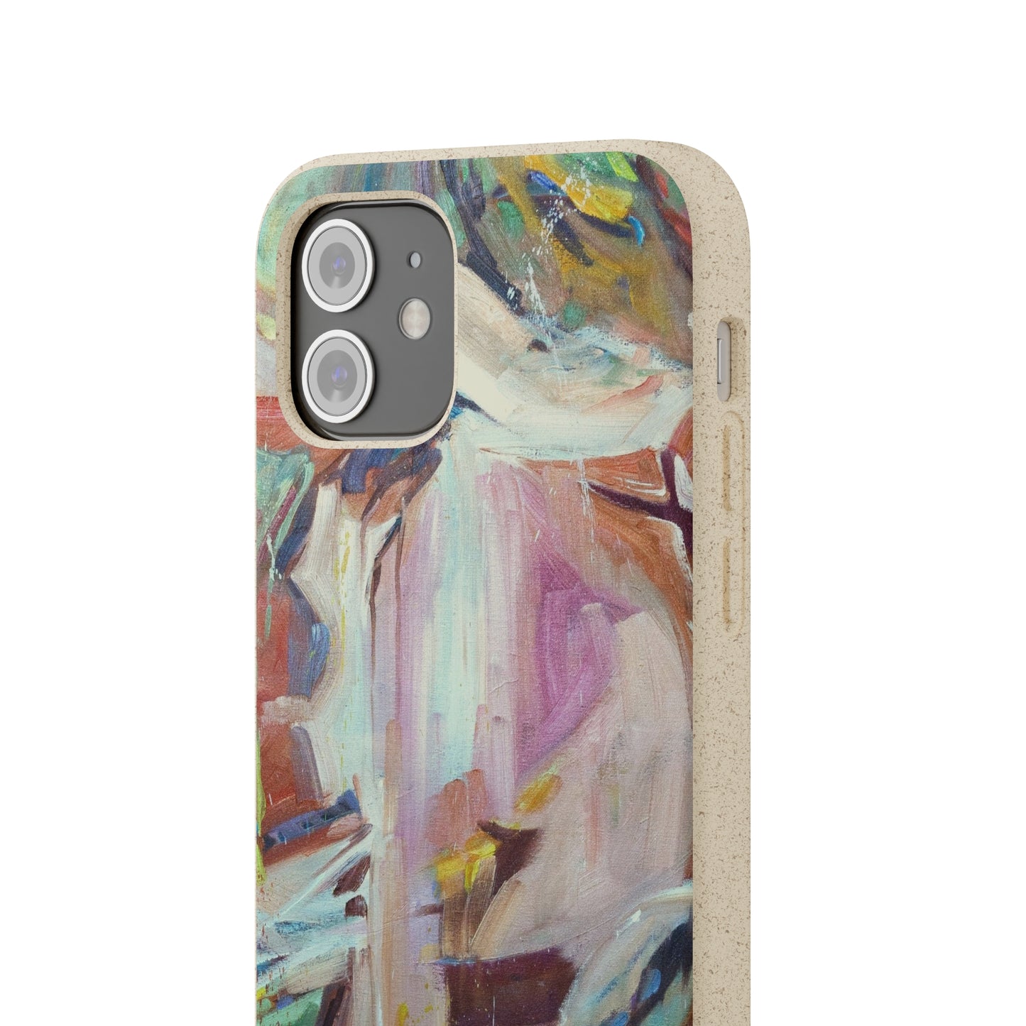 Biodegradable Phone Case with 'All Seasons' Abstract Original Artwork by Barbara Cleary