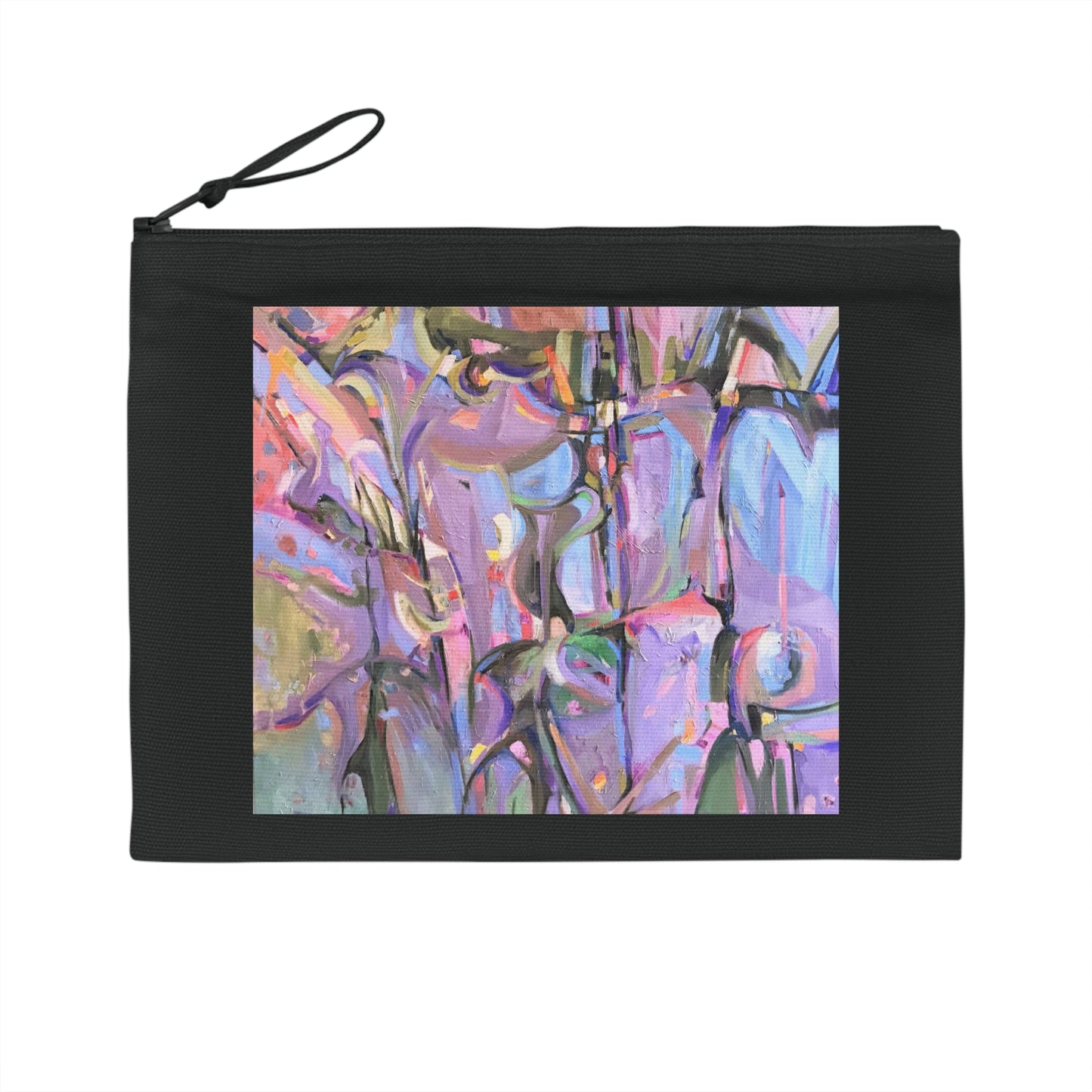 Eco-Friendly Pencil Case with 'Passages' I Original Artwork by American Artist Barbara Cleary