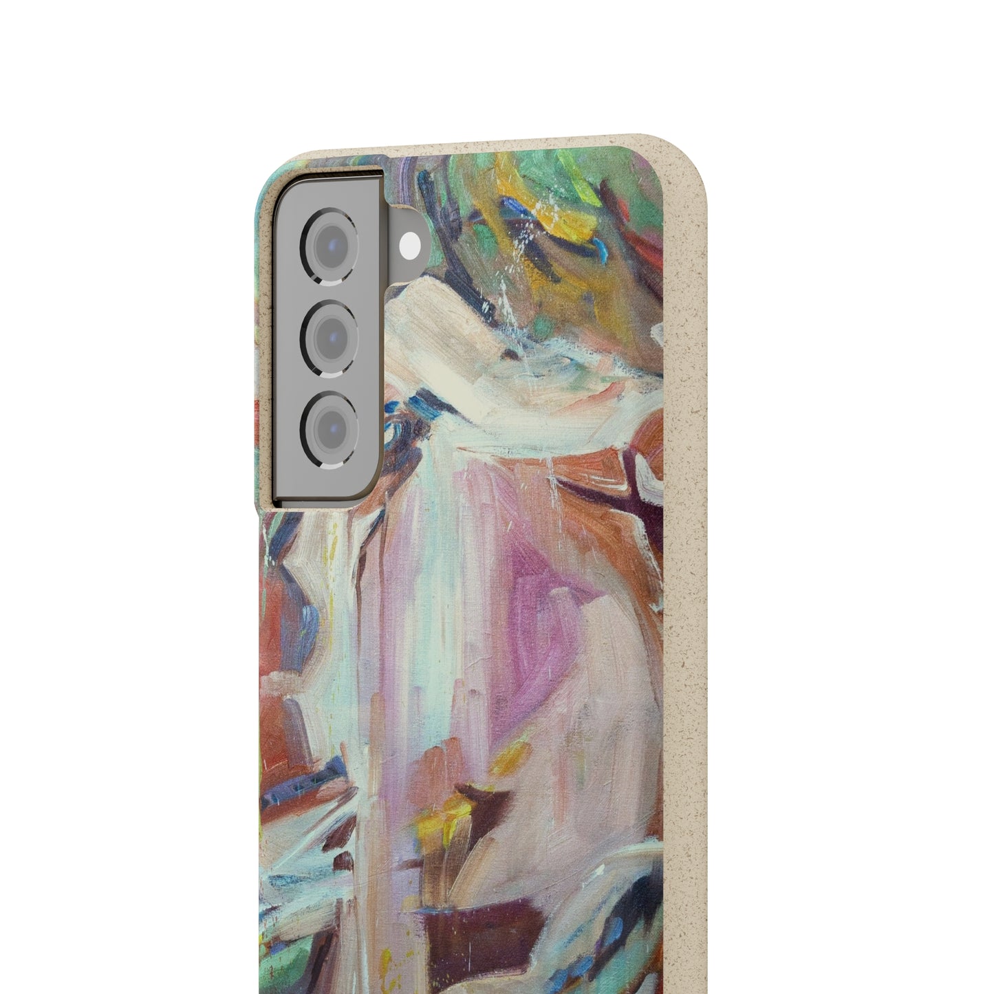 Biodegradable Phone Case with 'All Seasons' Abstract Original Artwork by Barbara Cleary