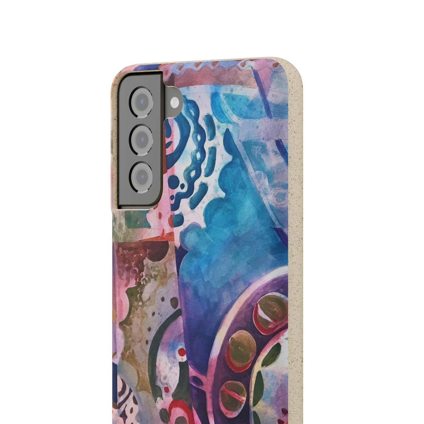 Biodegradable Phone Case with 'Kaleidoscope' Abstract Original Artwork by Barbara Cleary