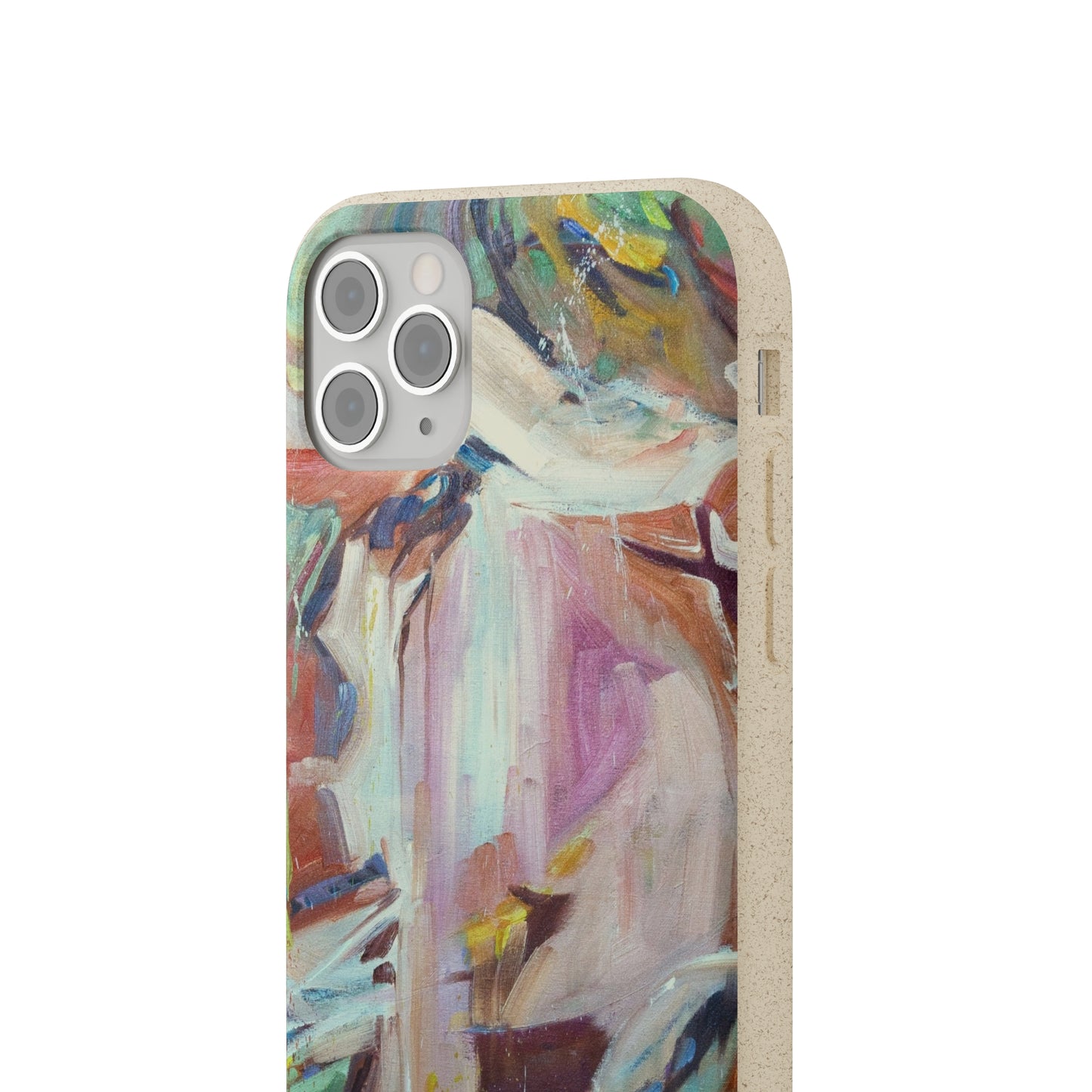 Biodegradable Phone Case with 'All Seasons' Abstract Original Artwork by Barbara Cleary