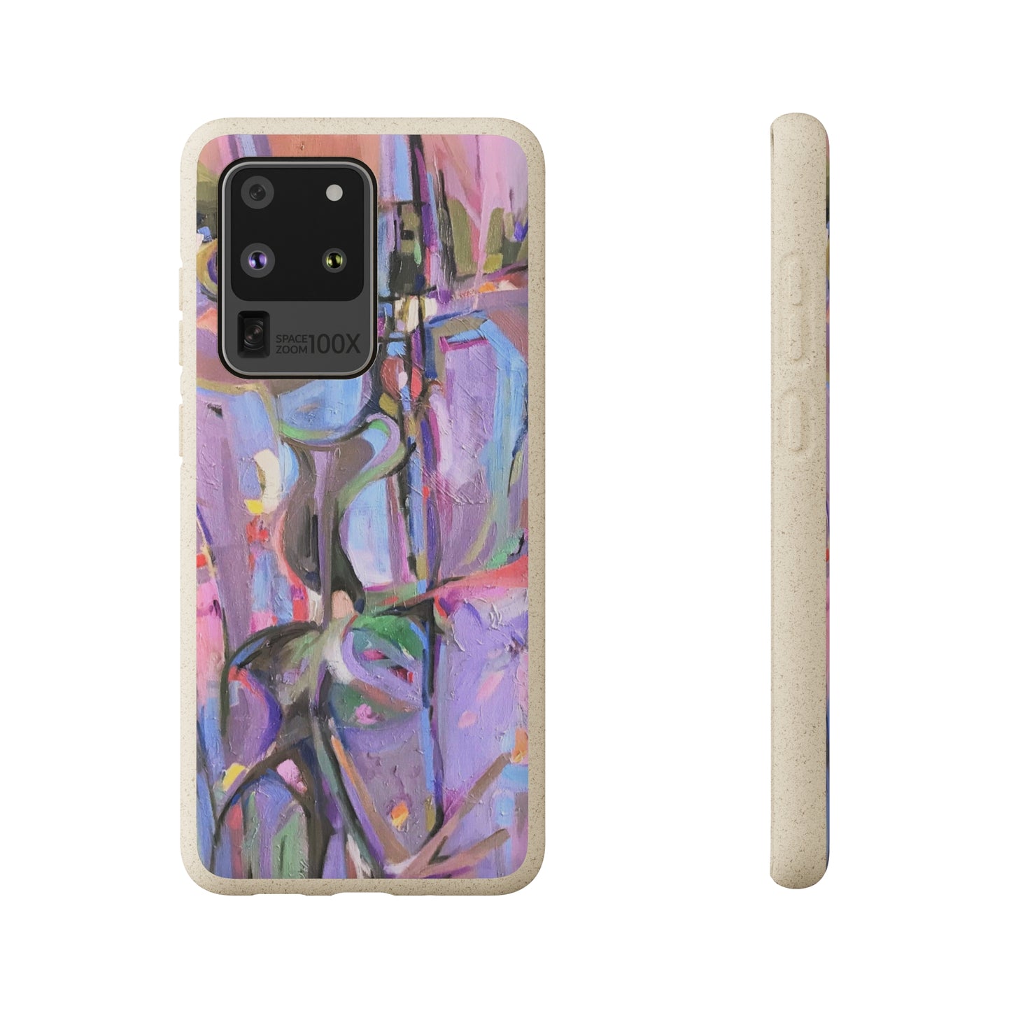 Biodegradable Phone Case with 'Passages' Abstract Original Artwork by Barbara Cleary