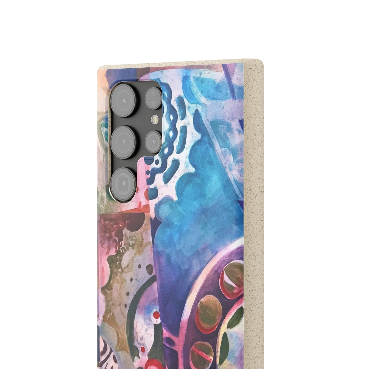 Biodegradable Phone Case with 'Kaleidoscope' Abstract Original Artwork by Barbara Cleary