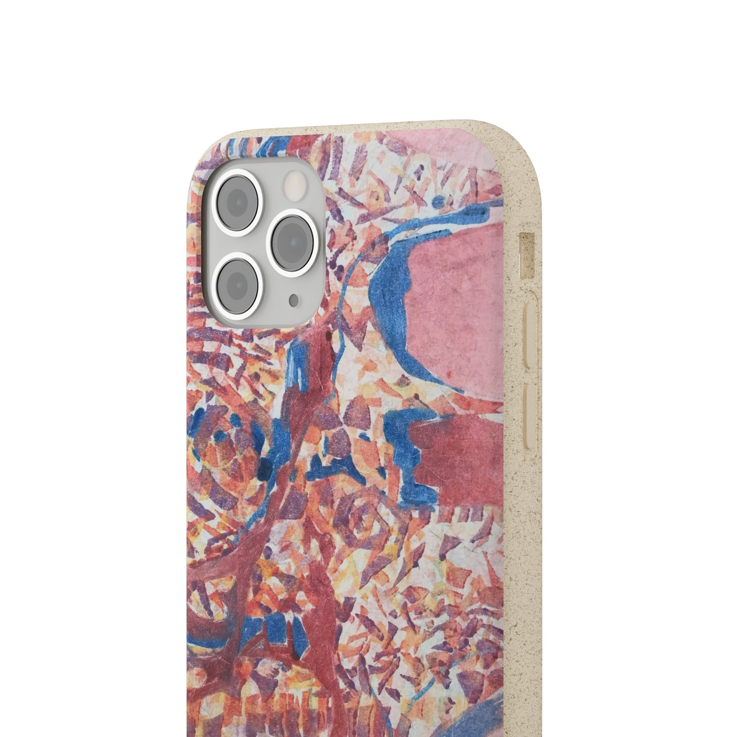 Biodegradable Phone Case with 'Abstract Fusion' Abstract Original Artwork by Barbara Cleary