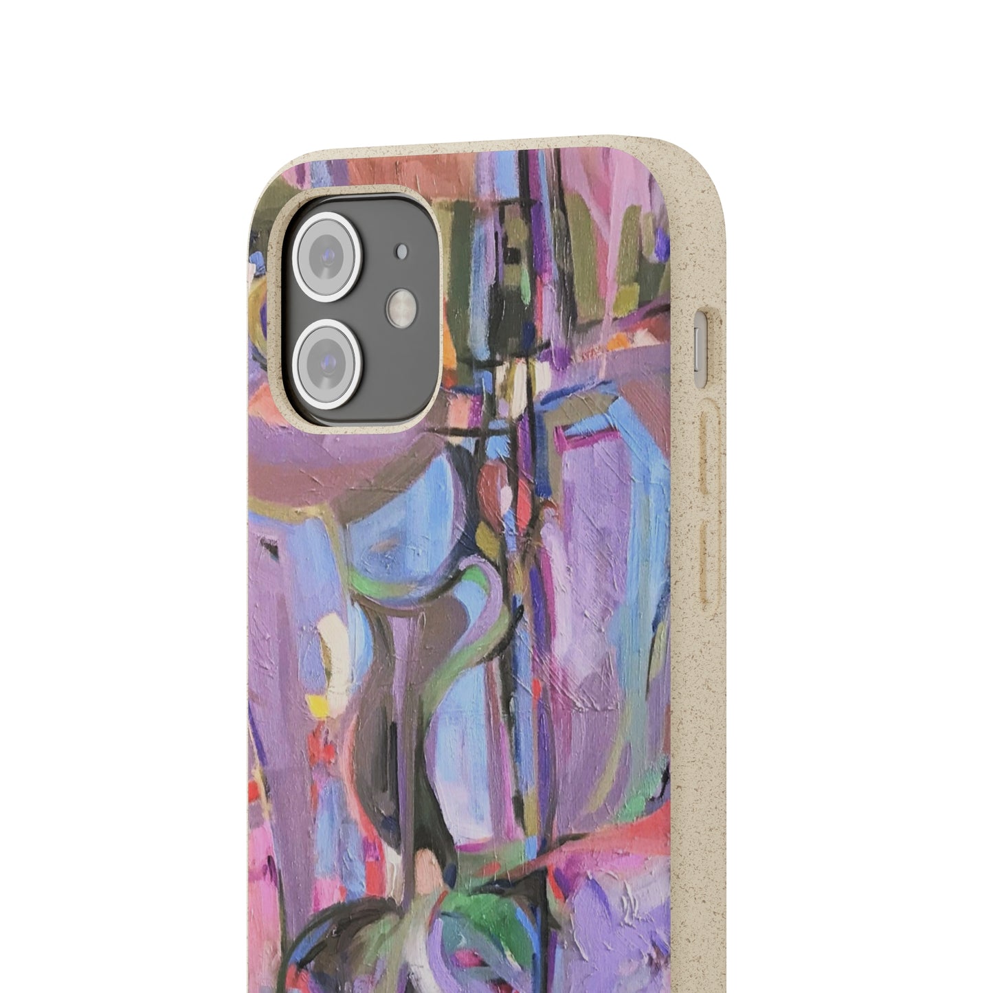 Biodegradable Phone Case with 'Passages' Abstract Original Artwork by Barbara Cleary