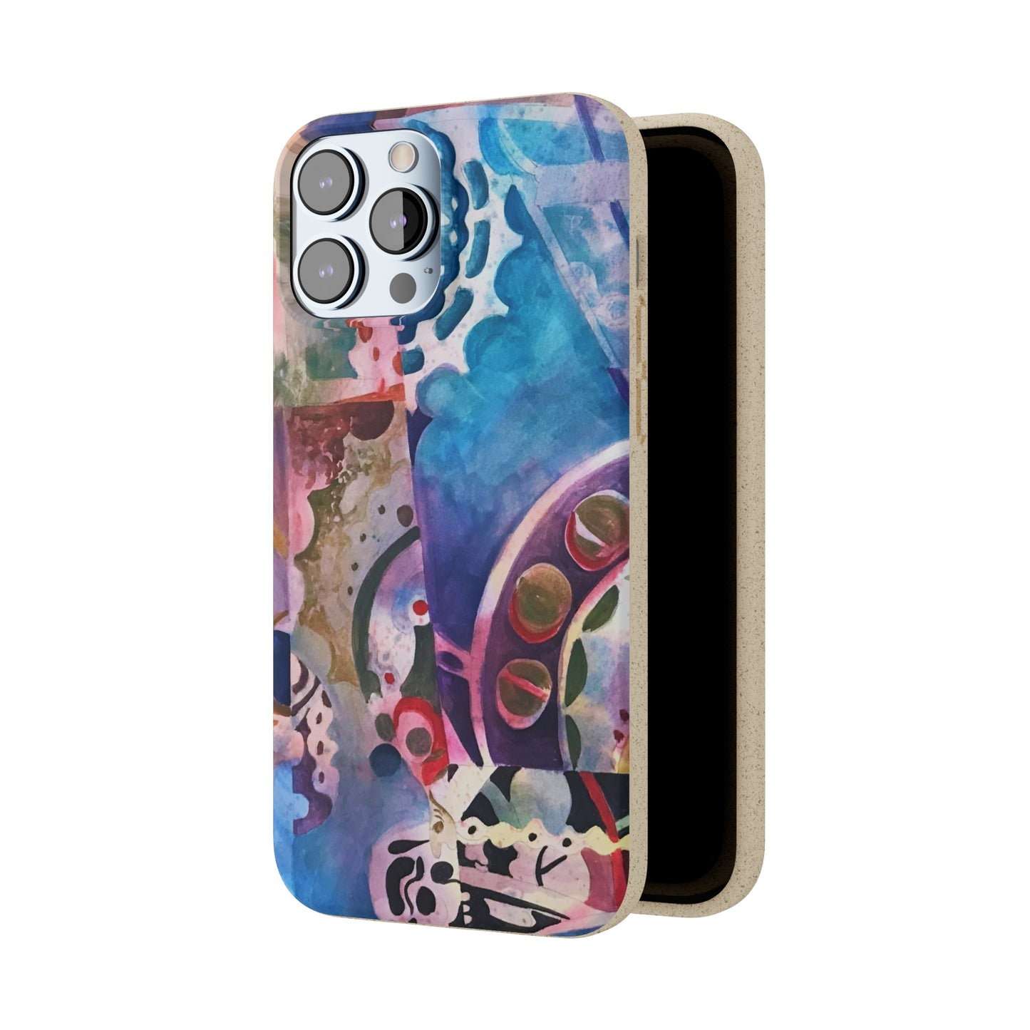 Biodegradable Phone Case with 'Kaleidoscope' Abstract Original Artwork by Barbara Cleary