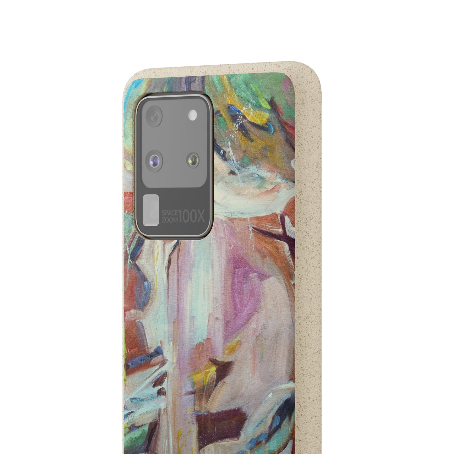 Biodegradable Phone Case with 'All Seasons' Abstract Original Artwork by Barbara Cleary