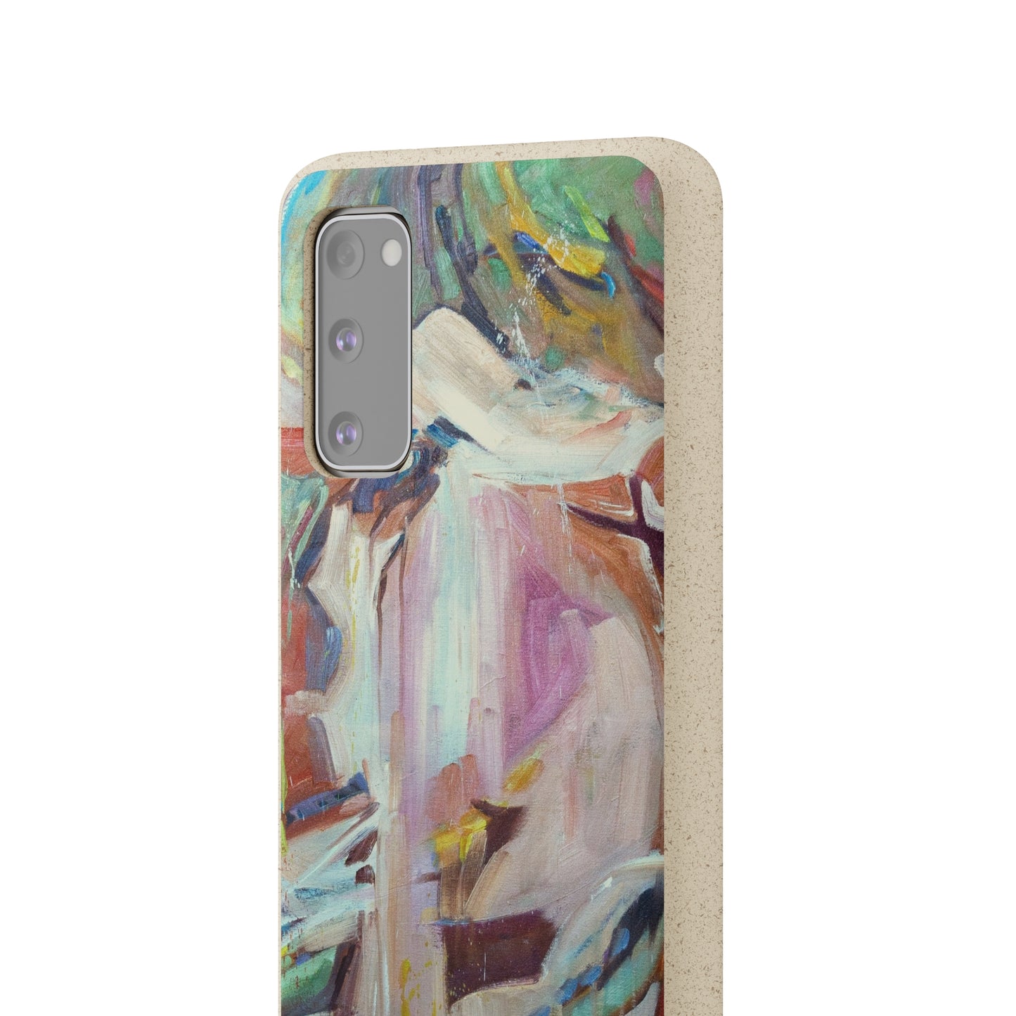 Biodegradable Phone Case with 'All Seasons' Abstract Original Artwork by Barbara Cleary