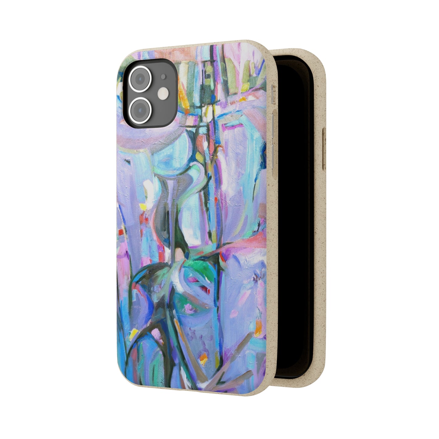 Biodegradable Phone Case with 'Passages' Abstract Original Artwork by Barbara Cleary