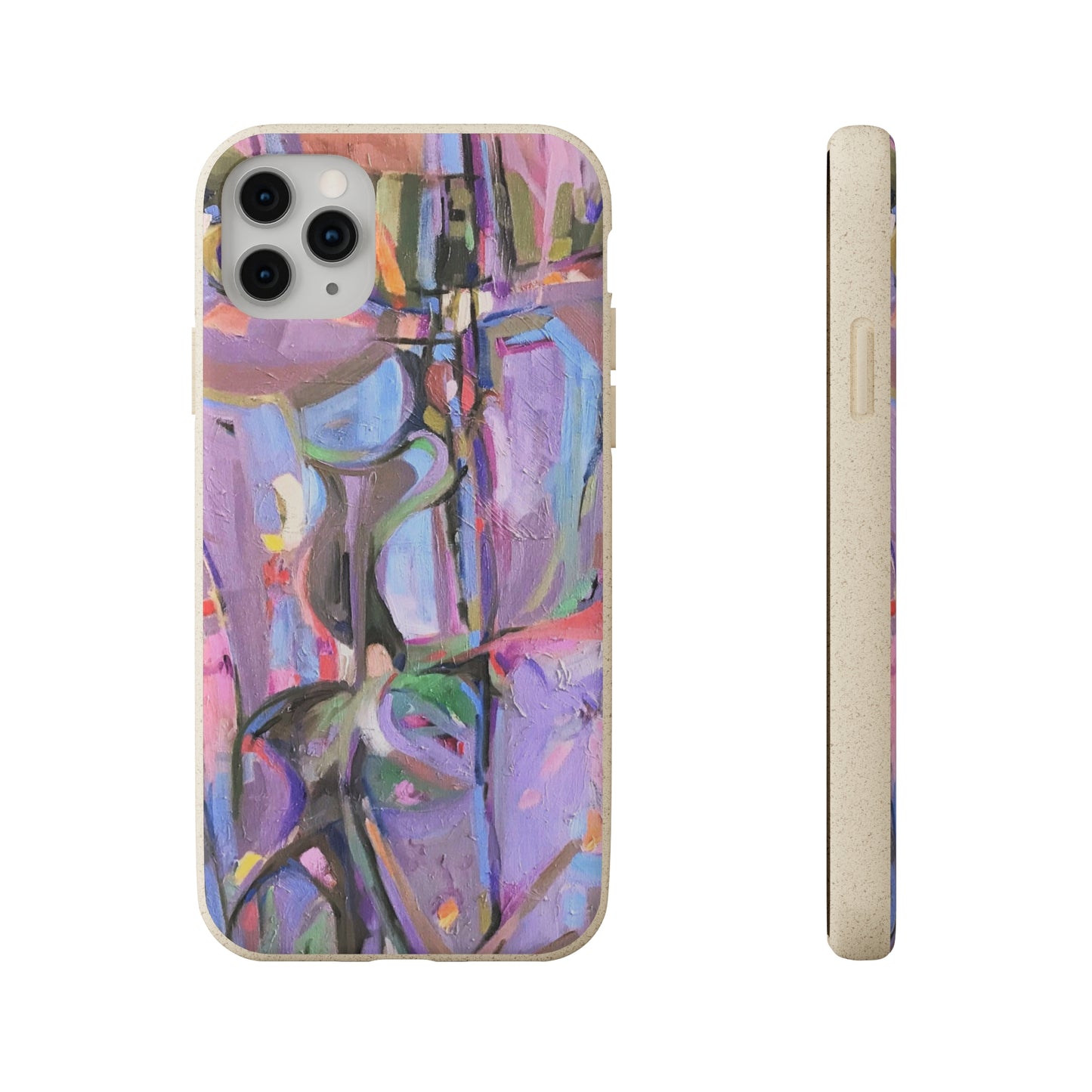 Biodegradable Phone Case with 'Passages' Abstract Original Artwork by Barbara Cleary