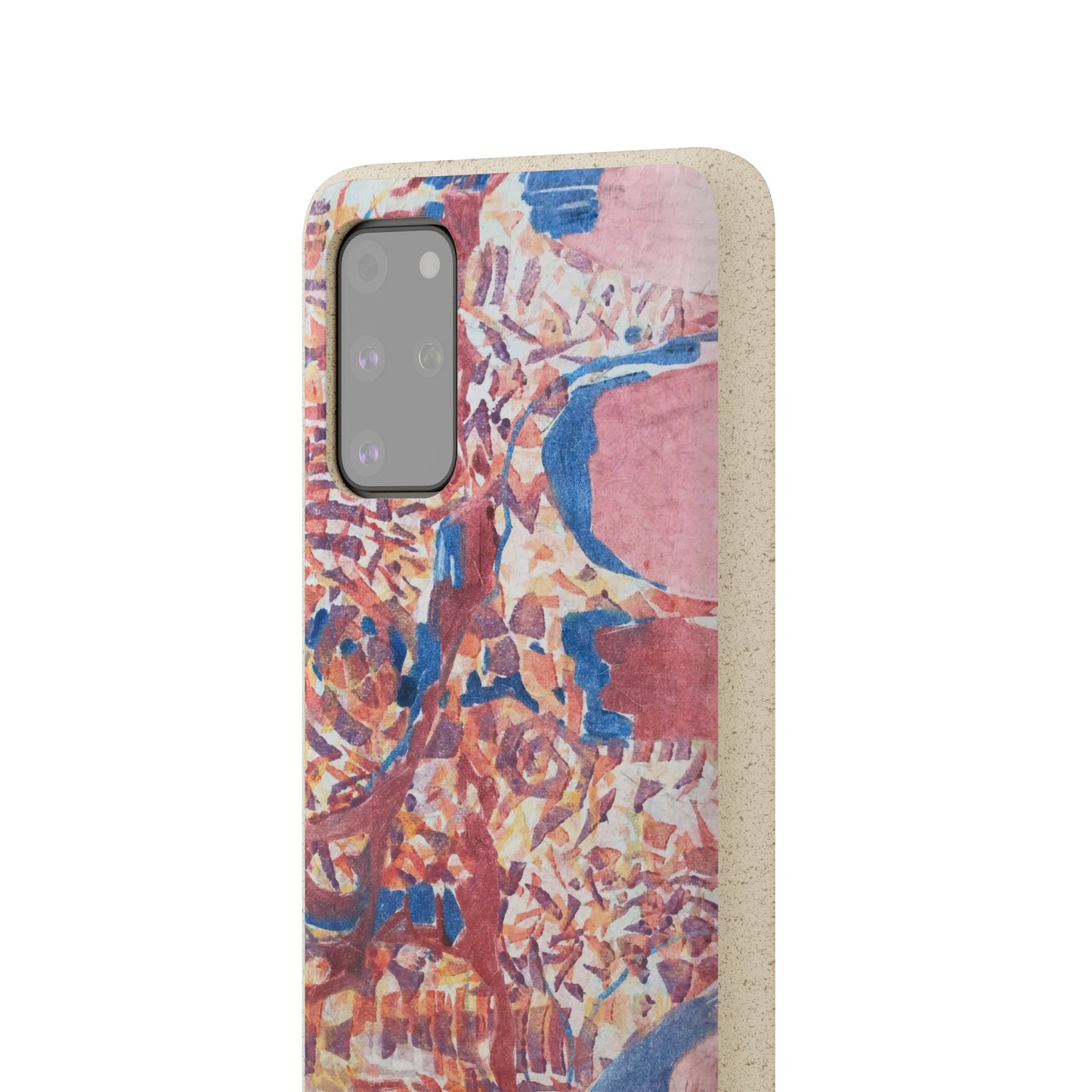 Biodegradable Phone Case with 'Abstract Fusion' Abstract Original Artwork by Barbara Cleary