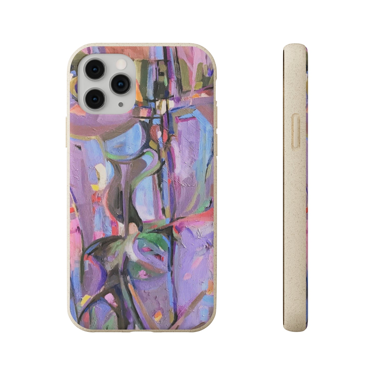 Biodegradable Phone Case with 'Passages' Abstract Original Artwork by Barbara Cleary