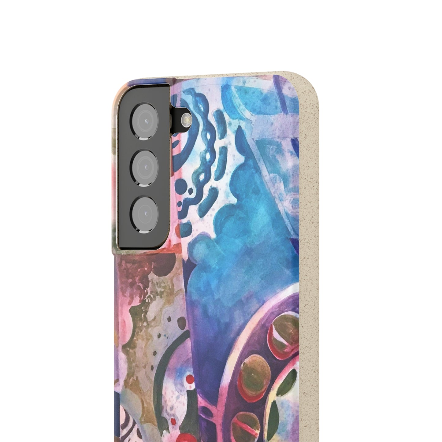 Biodegradable Phone Case with 'Kaleidoscope' Abstract Original Artwork by Barbara Cleary