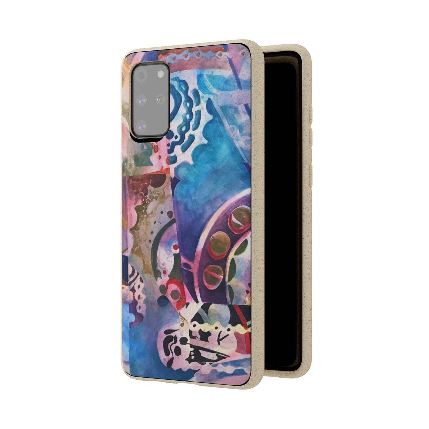 Biodegradable Phone Case with 'Kaleidoscope' Abstract Original Artwork by Barbara Cleary