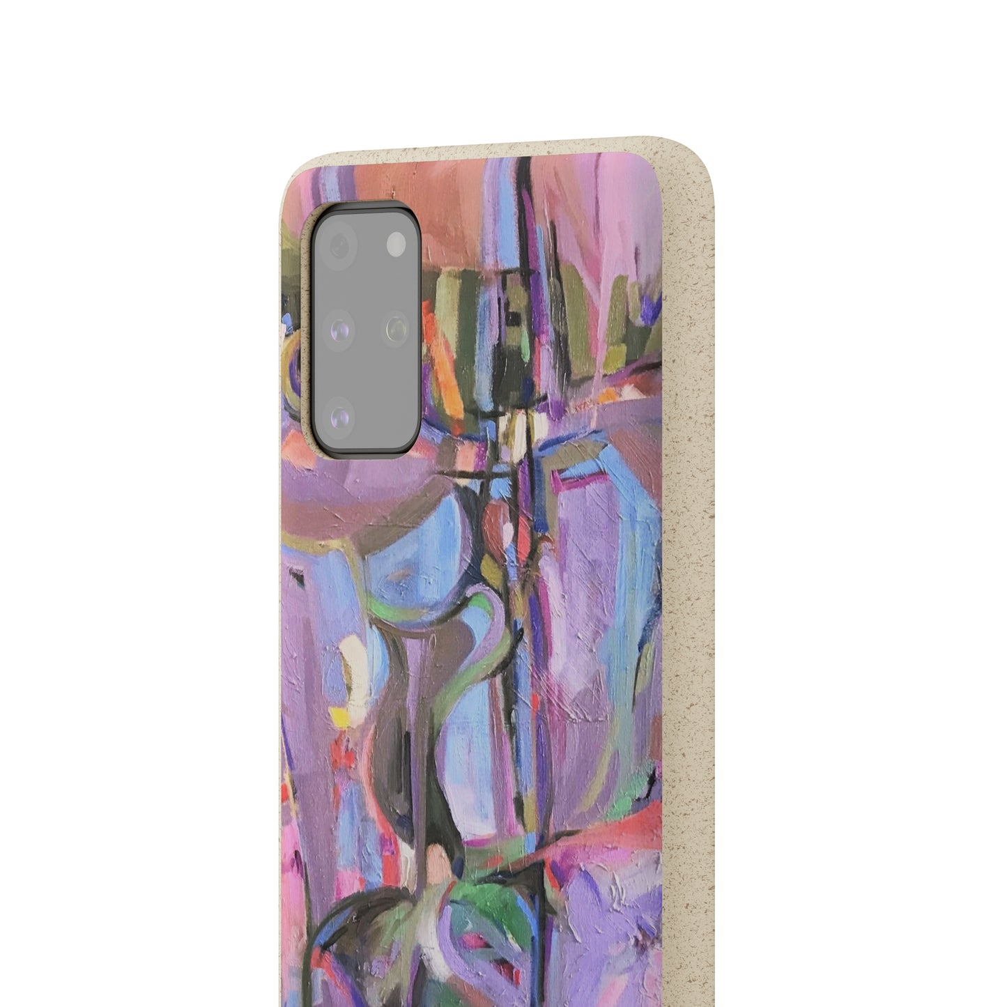 Biodegradable Phone Case with 'Passages' Abstract Original Artwork by Barbara Cleary