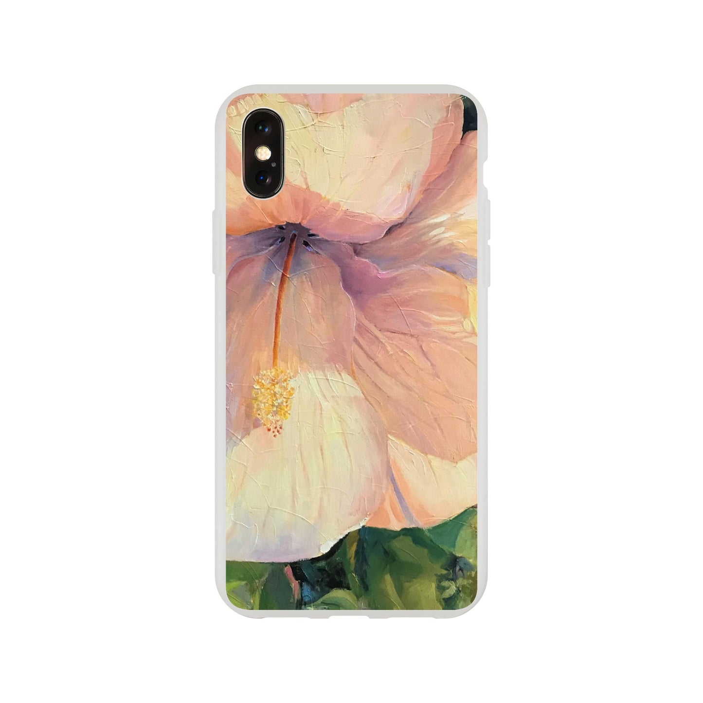 "Hibiscus" Flexi Phone Case for Iphone or Samsung by Barbara Cleary Designs