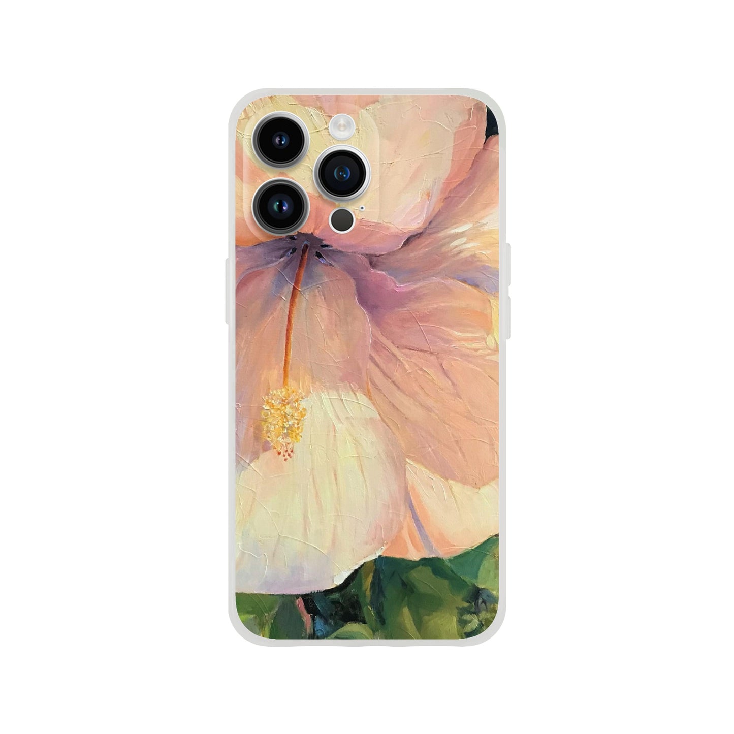 "Hibiscus" Flexi Phone Case for Iphone or Samsung by Barbara Cleary Designs