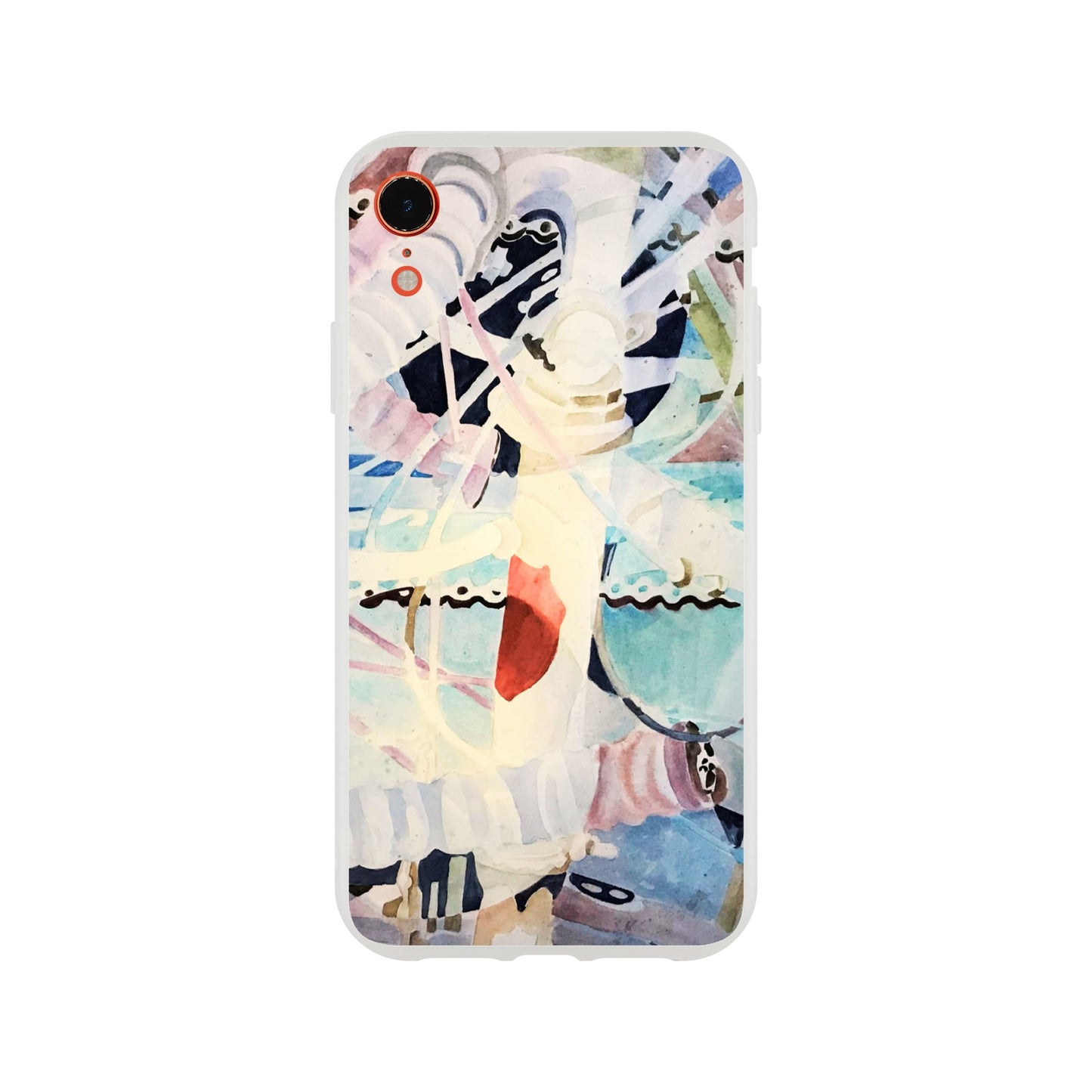 "Wheel in a Wheel" Flexi Phone Case for Iphone or Samsung by Barbara Cleary Designs